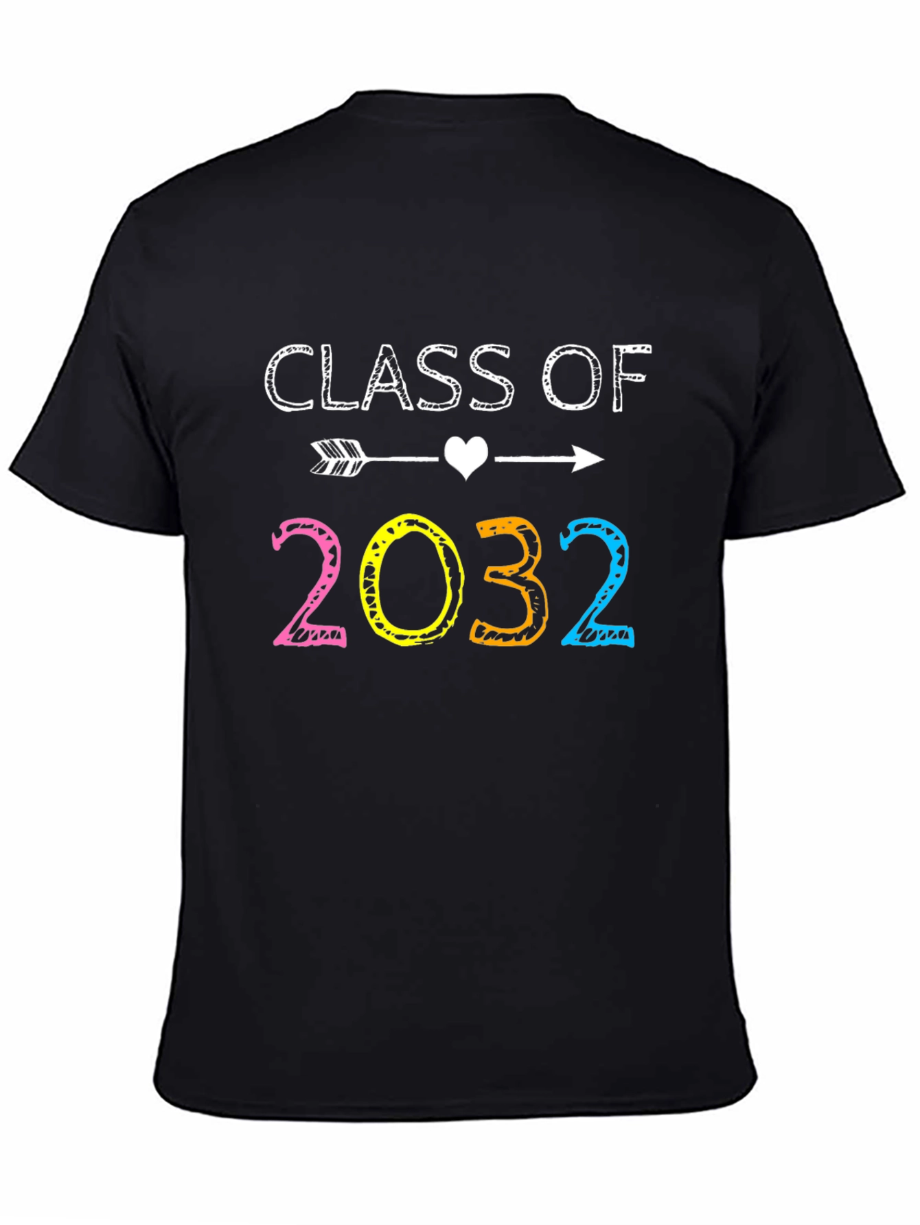 Class of 2032 T-Shirt - Arrow Heart Design