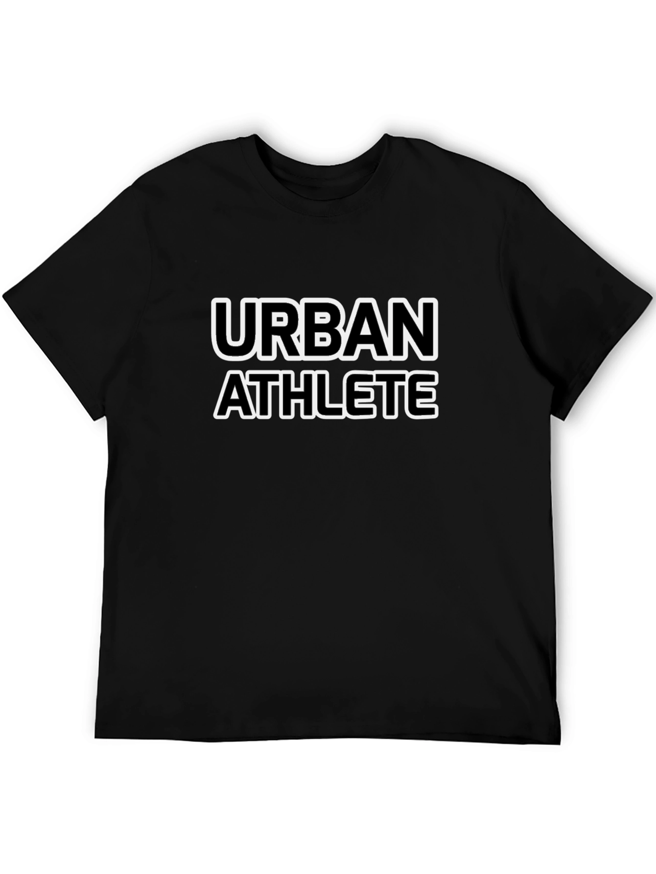 Urban Athlete Black T-Shirt - Stylish & Comfortable