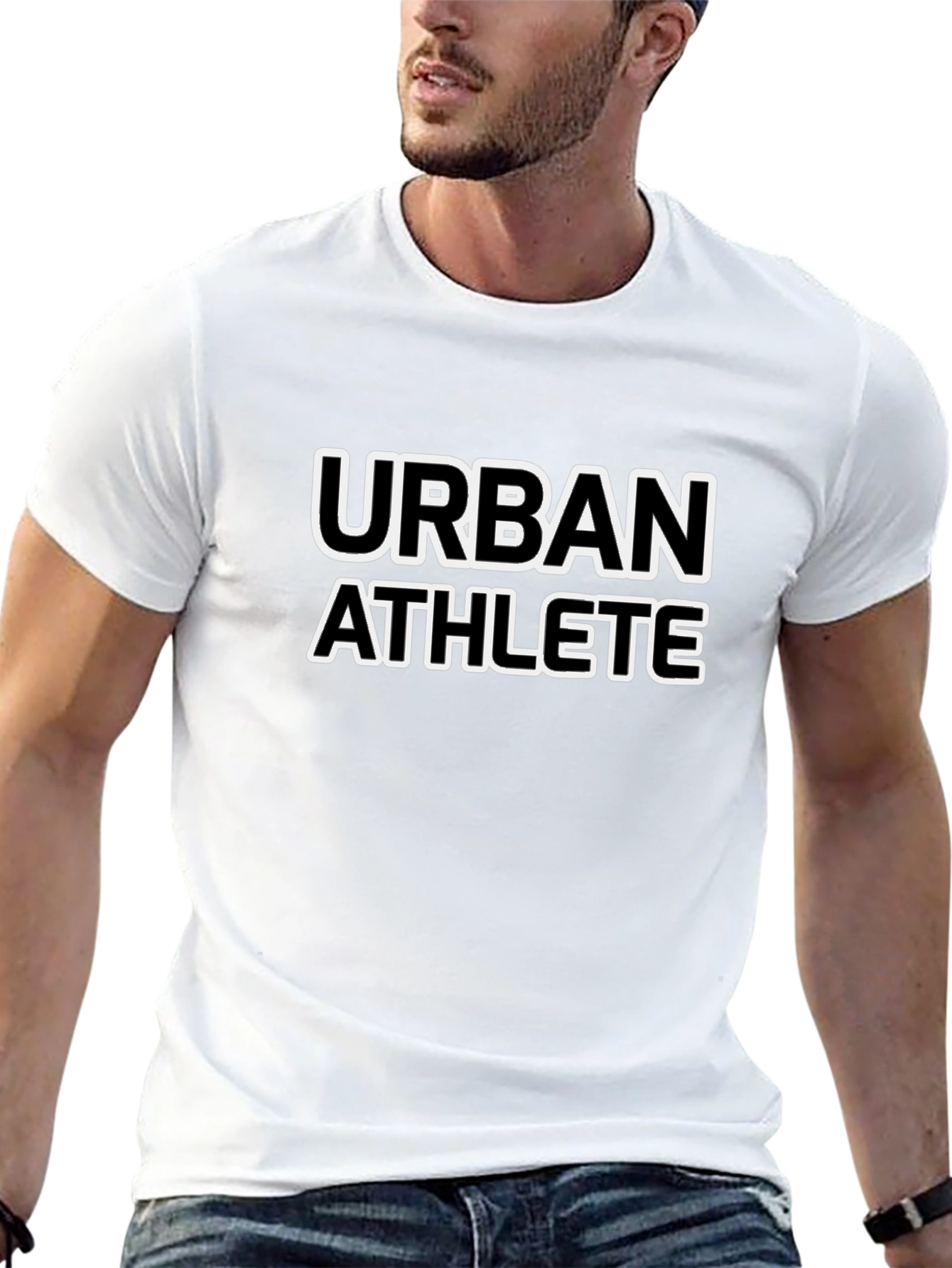 Urban Athlete Black T-Shirt - Stylish & Comfortable