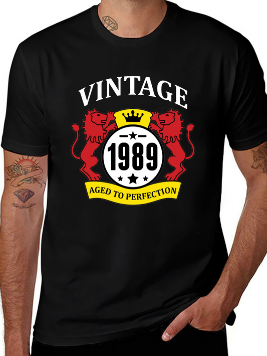 Vintage 1989 Aged to Perfection Graphic T-Shirt
