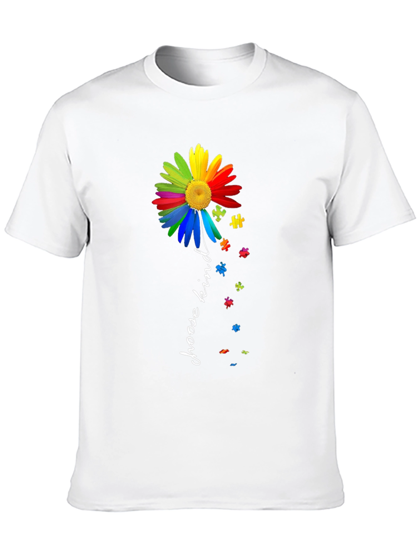 Choose Kind Autism Awareness Flower T-Shirt