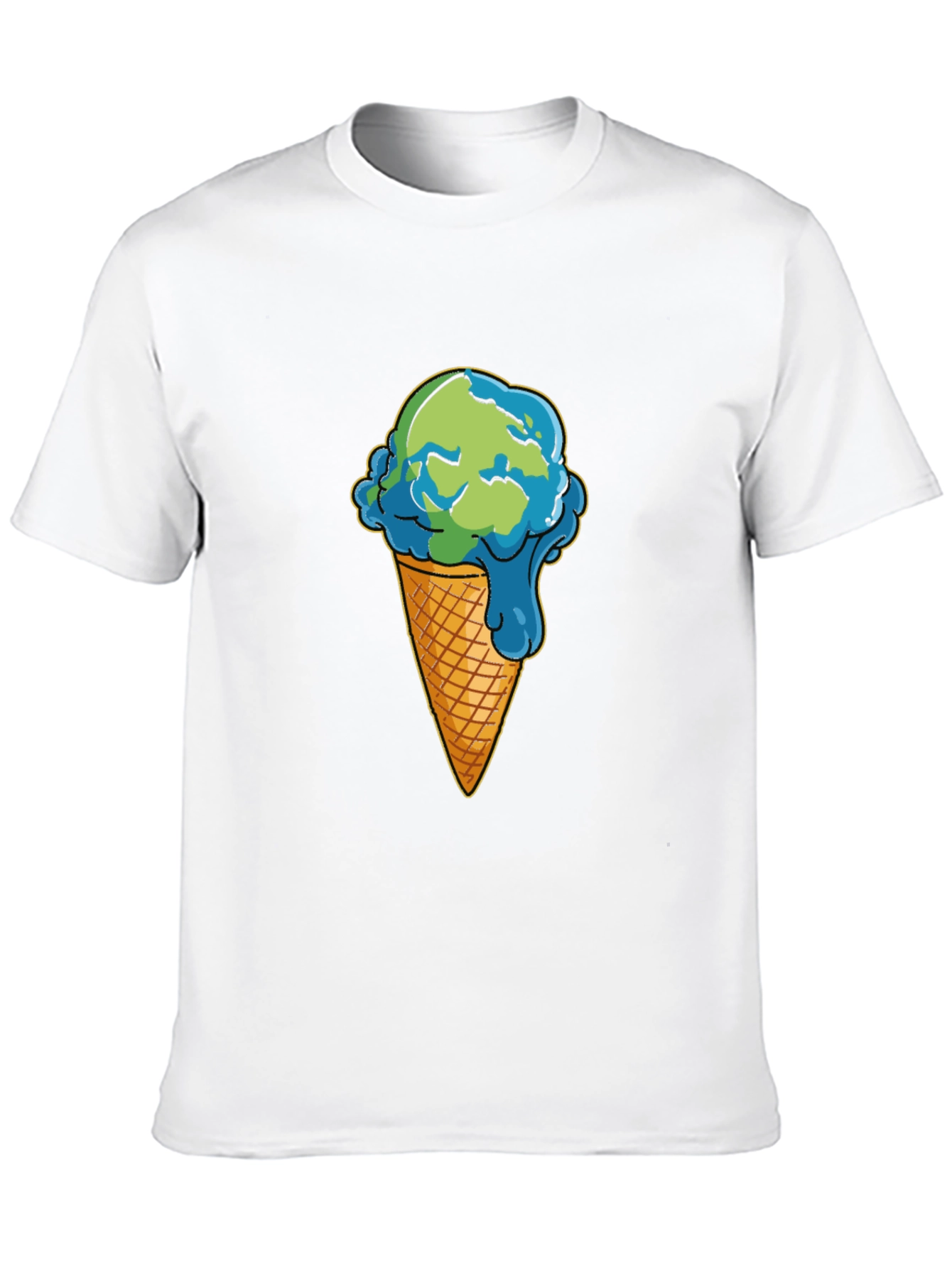 Earth Ice Cream Cone T-Shirt