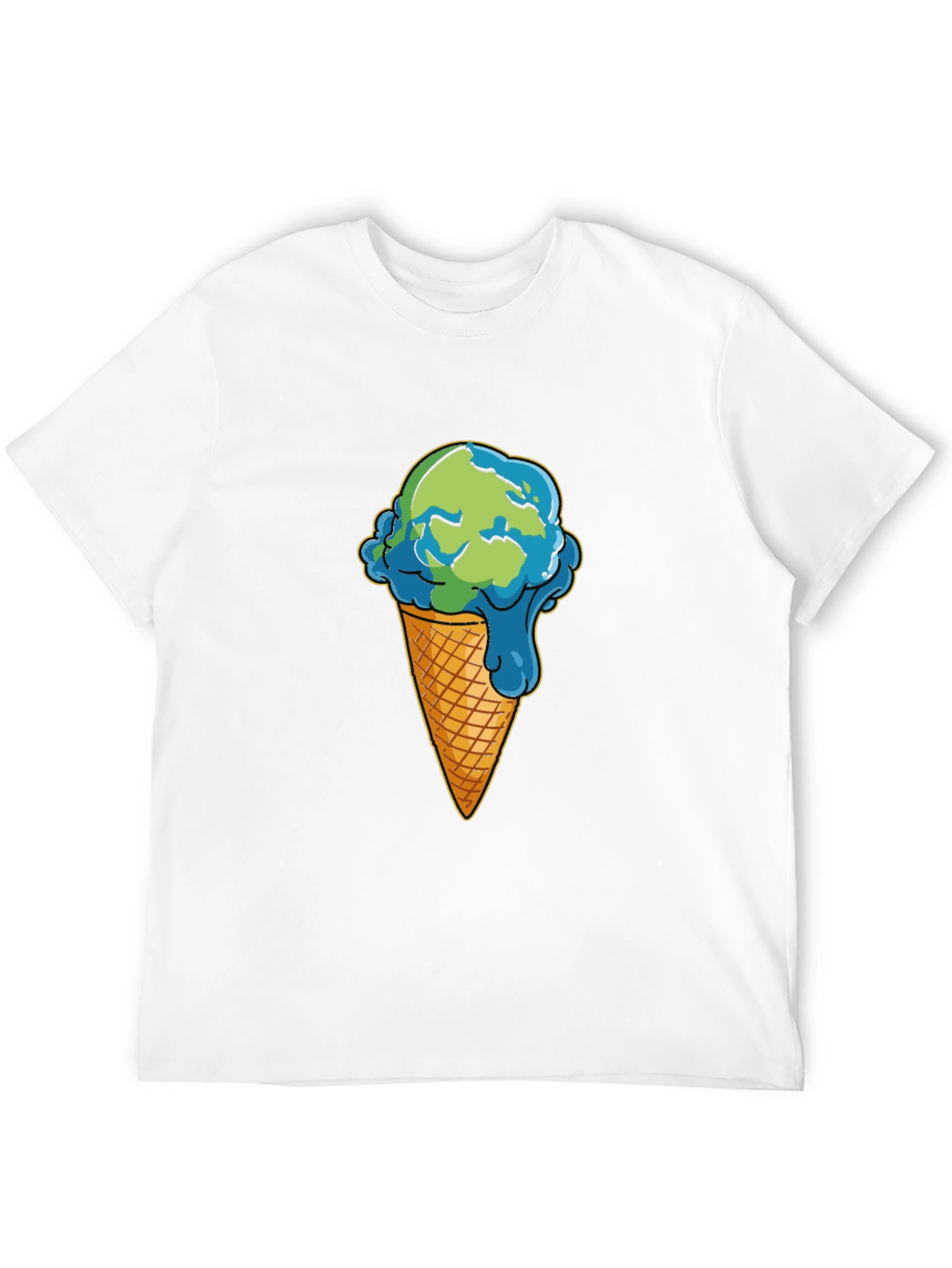 Earth Ice Cream Cone T-Shirt