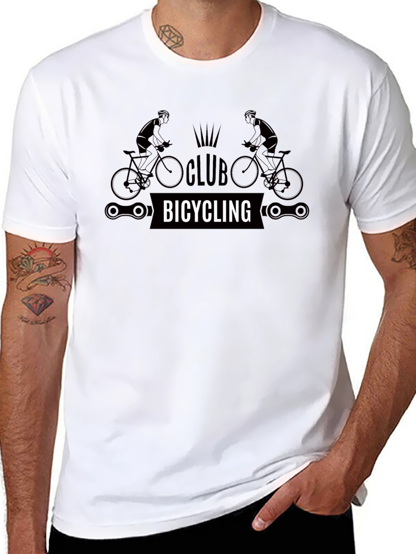 Bicycling Club T-Shirt - Cycle Enthusiast Tee