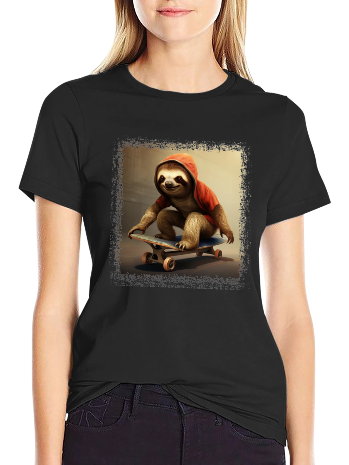Sloth Skateboarder T-Shirt - Cool & Unique Design