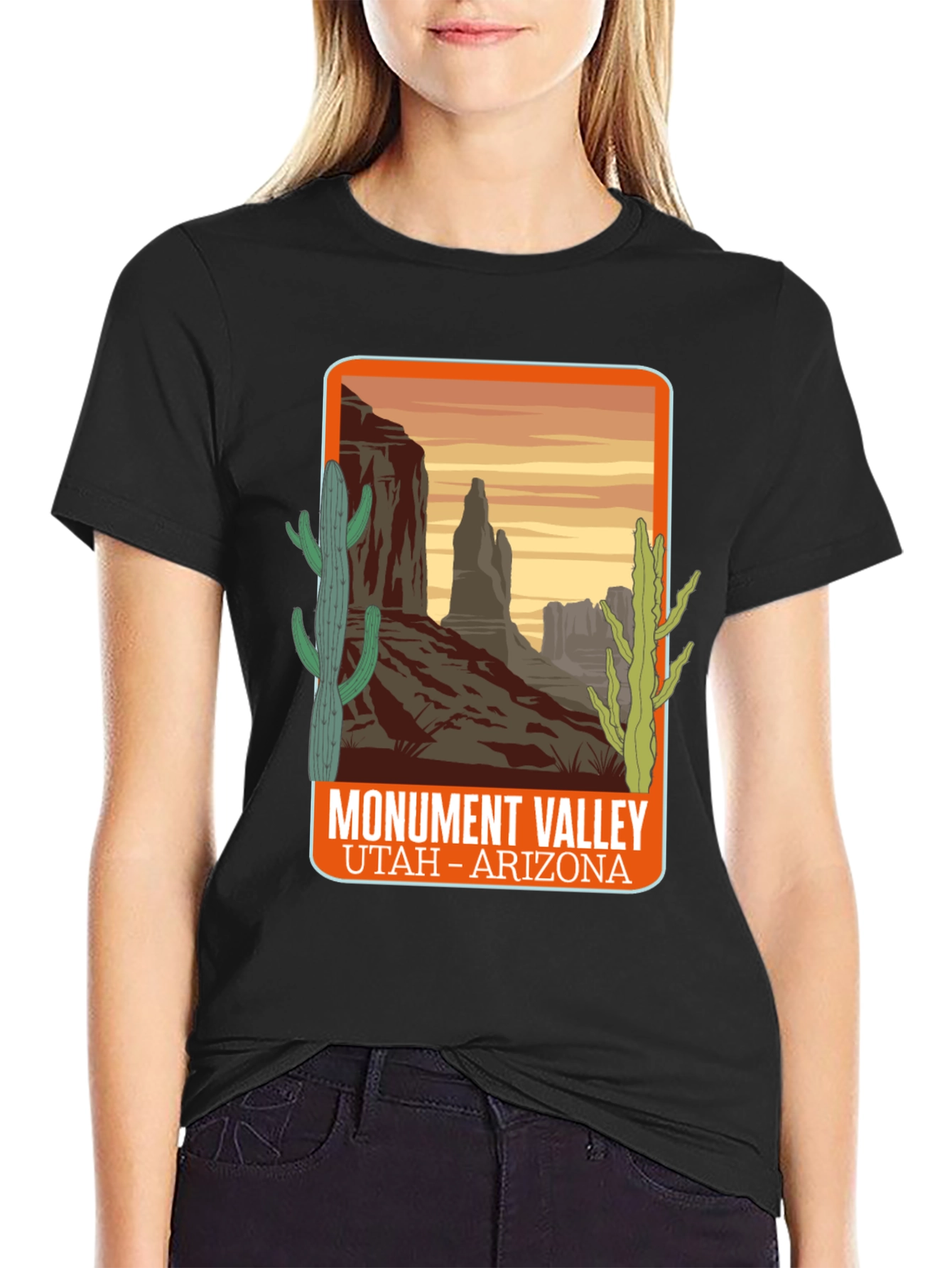 Monument Valley Graphic Tee - Utah Arizona Desert T-Shirt
