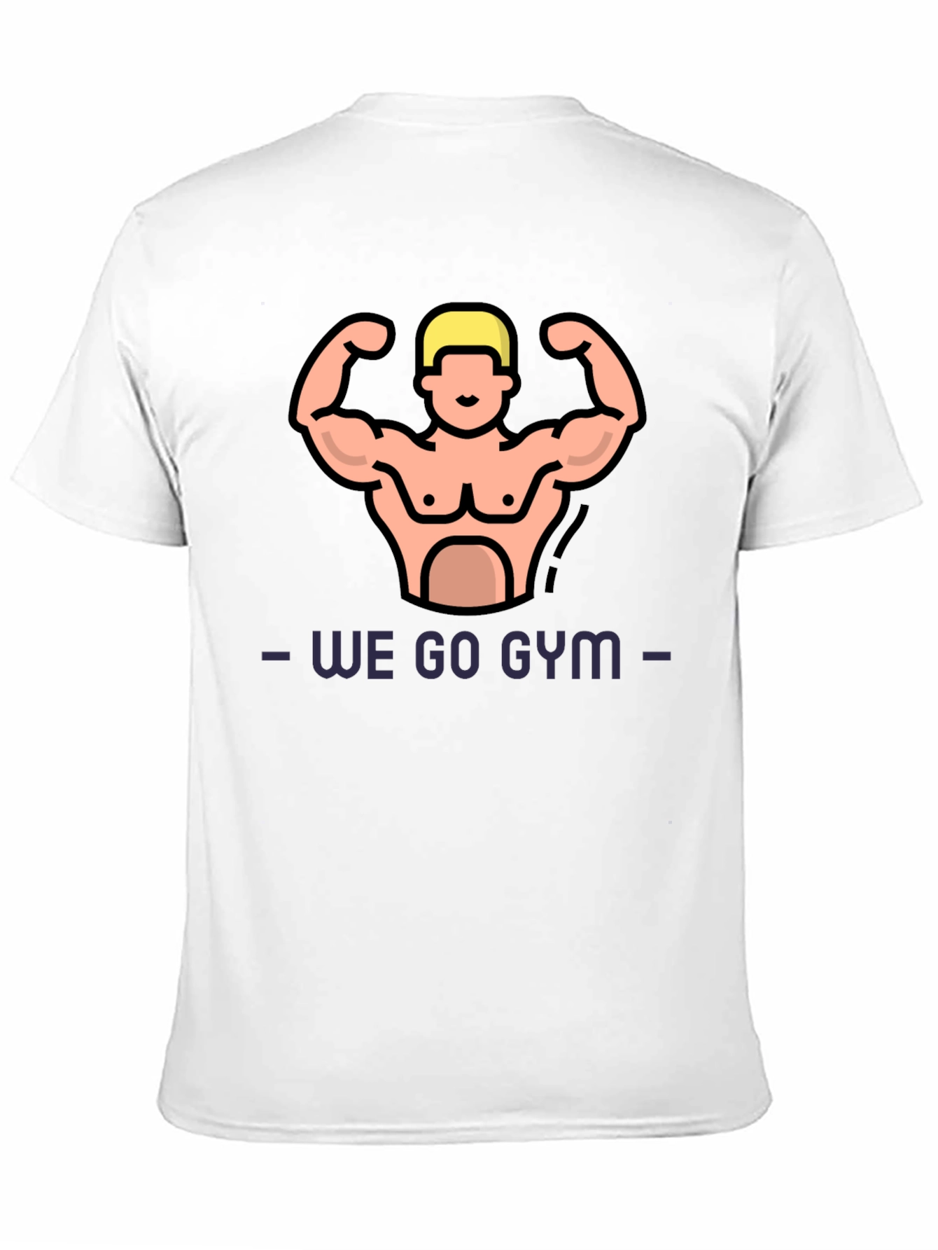 We Go Gym Graphic Tee - Black