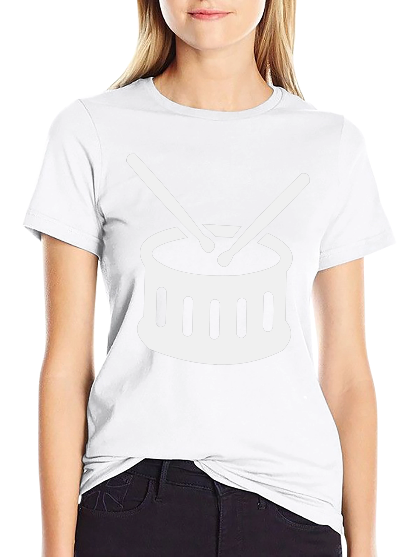 Drum Set Graphic Tee - Musician Shirt
