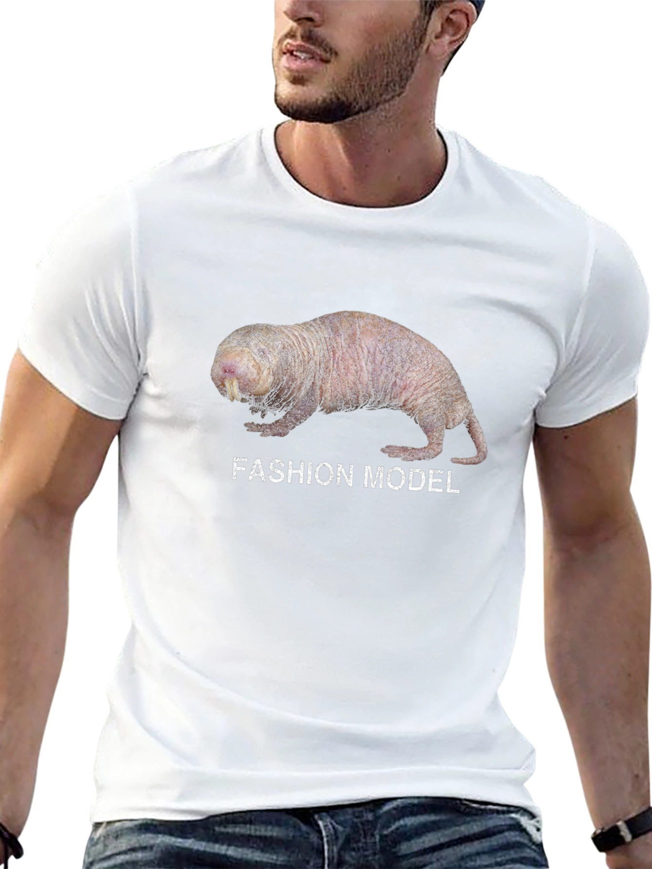 Naked Mole Rat Fashion Model T-Shirt