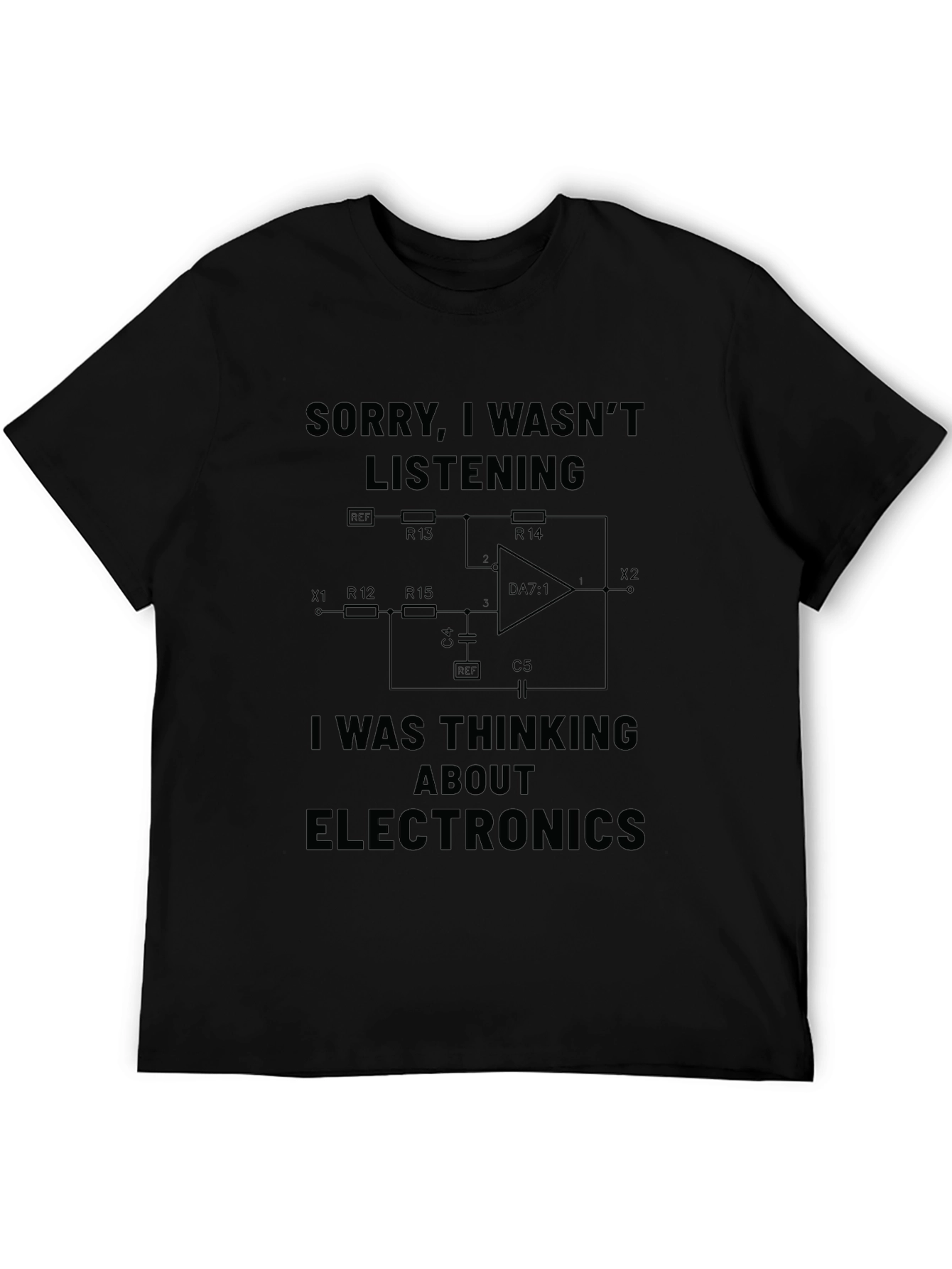 Electronics Circuit T-Shirt - Geeky Tech Humor