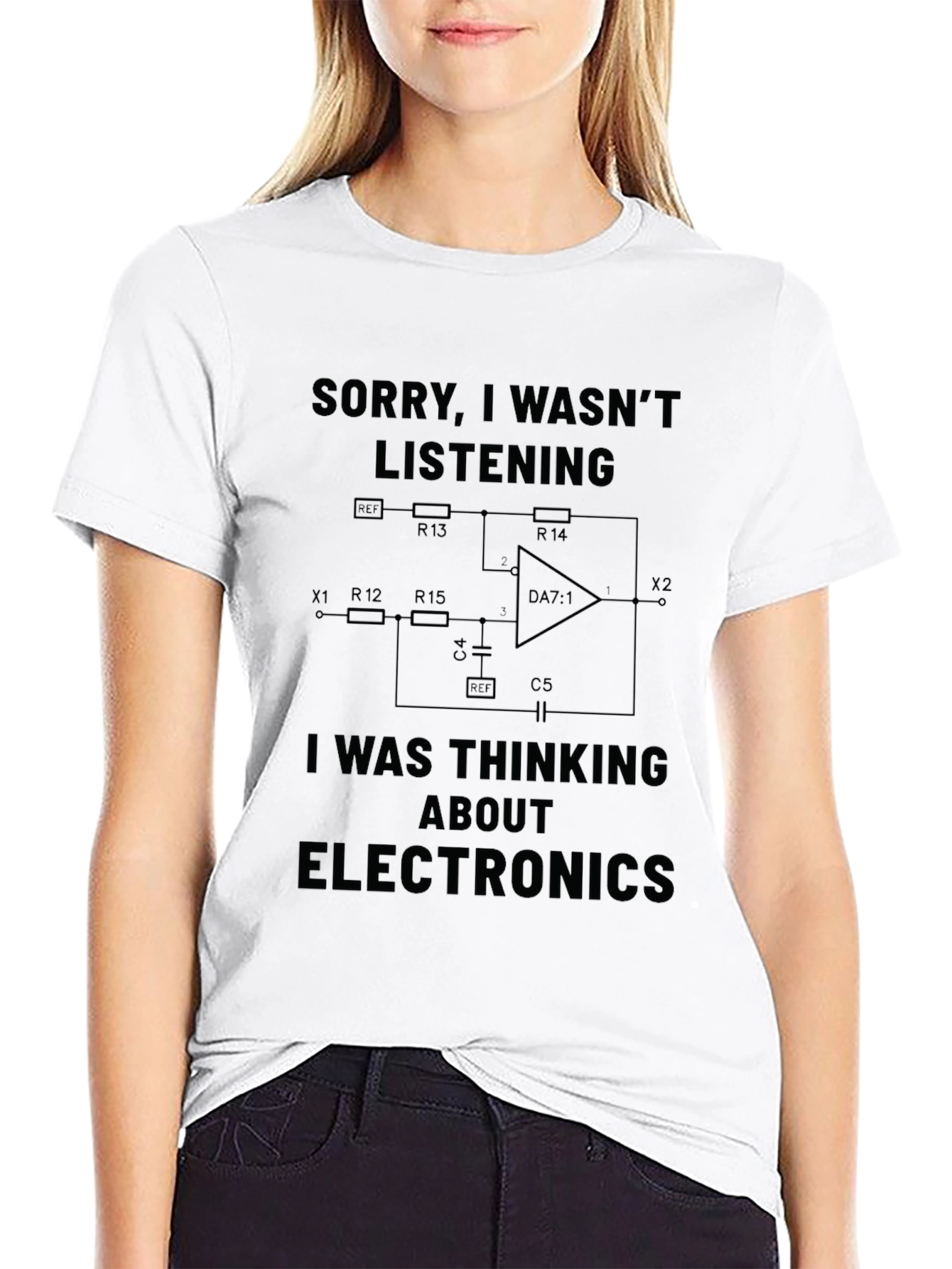 Electronics Circuit T-Shirt - Geeky Tech Humor