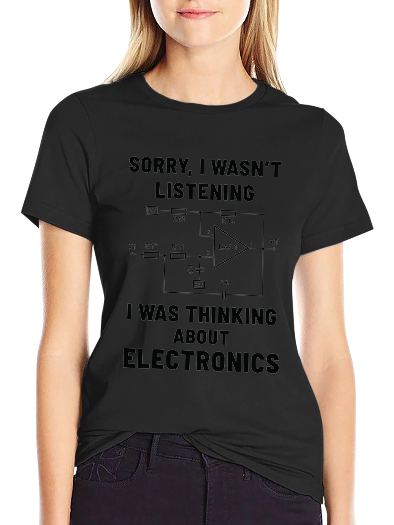 Electronics Circuit T-Shirt - Geeky Tech Humor