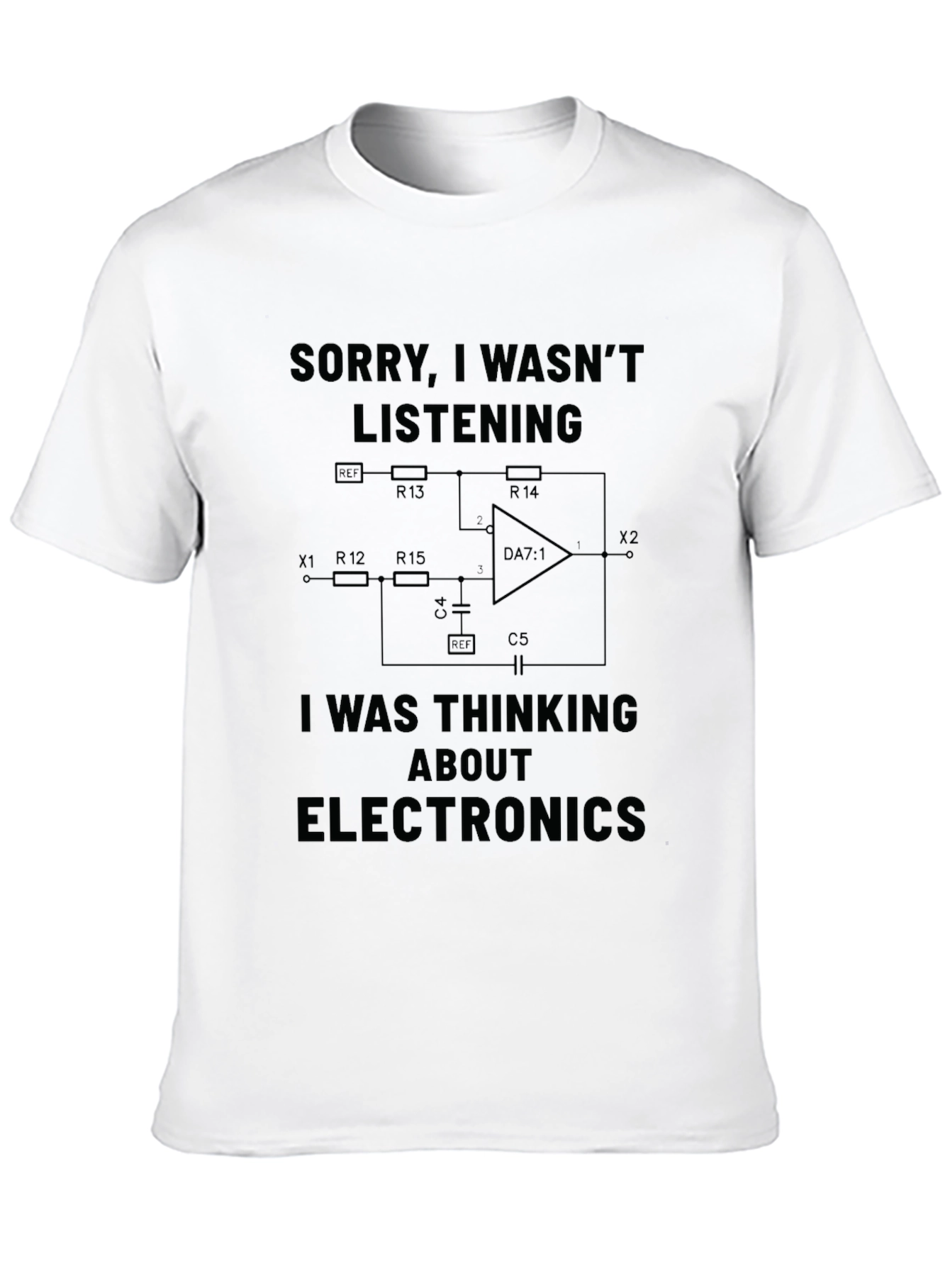 Electronics Circuit T-Shirt - Geeky Tech Humor