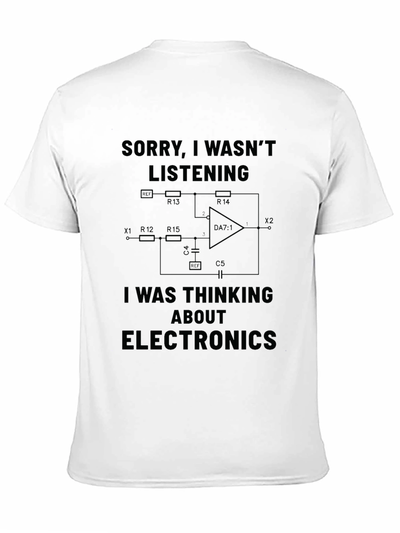 Electronics Circuit T-Shirt - Geeky Tech Humor