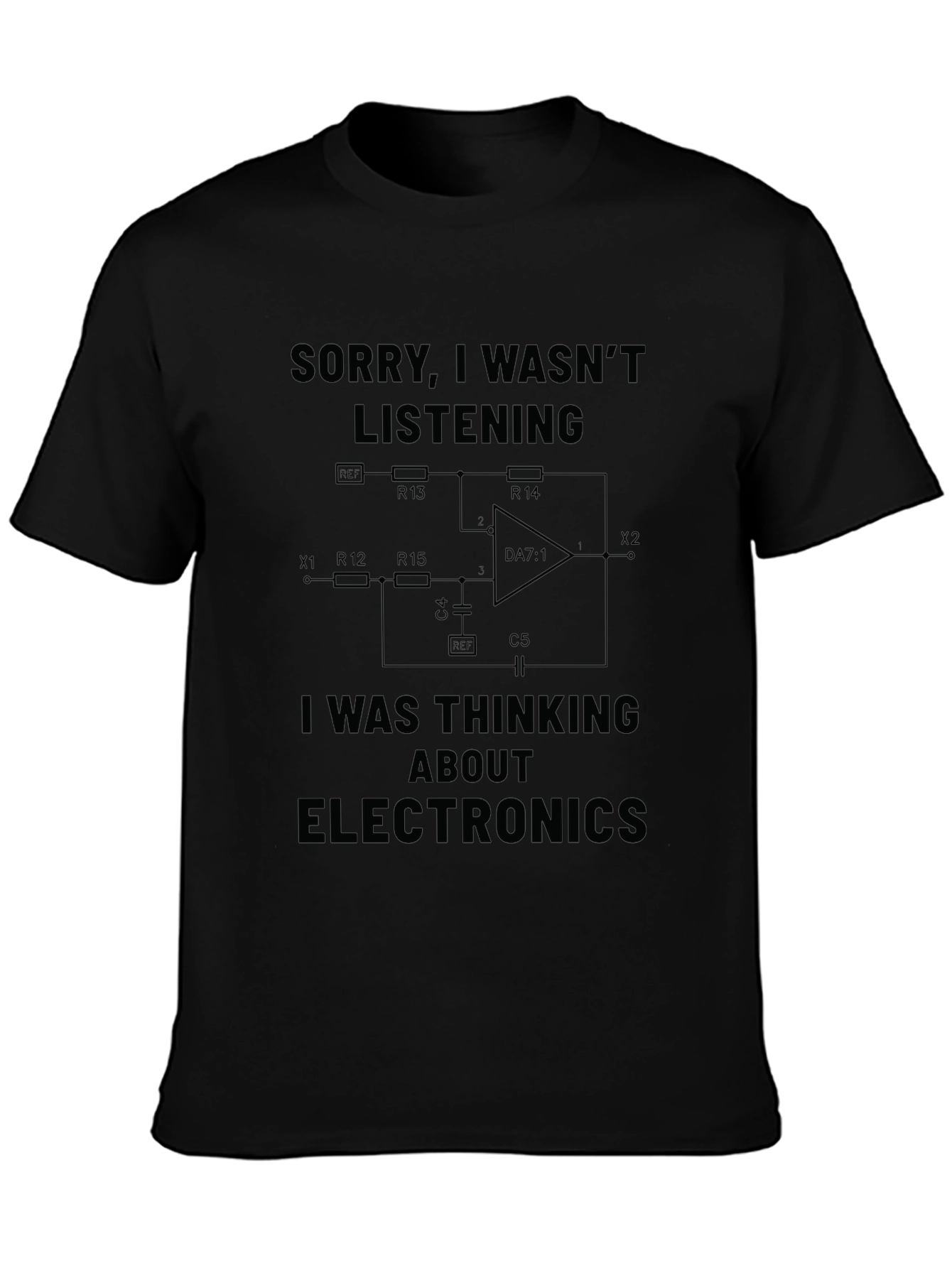 Electronics Circuit T-Shirt - Geeky Tech Humor