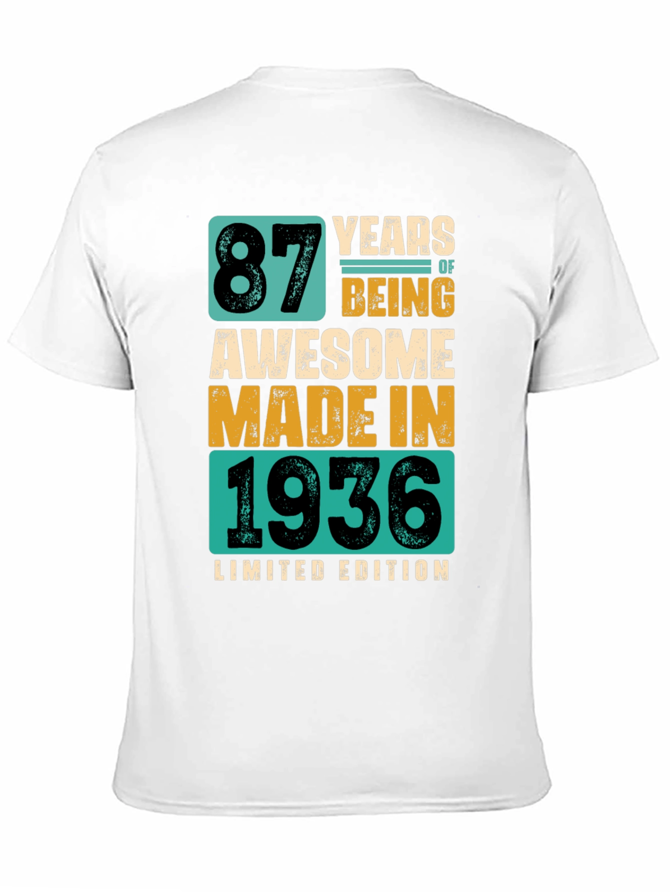 87th Birthday 1936 Limited Edition T-Shirt