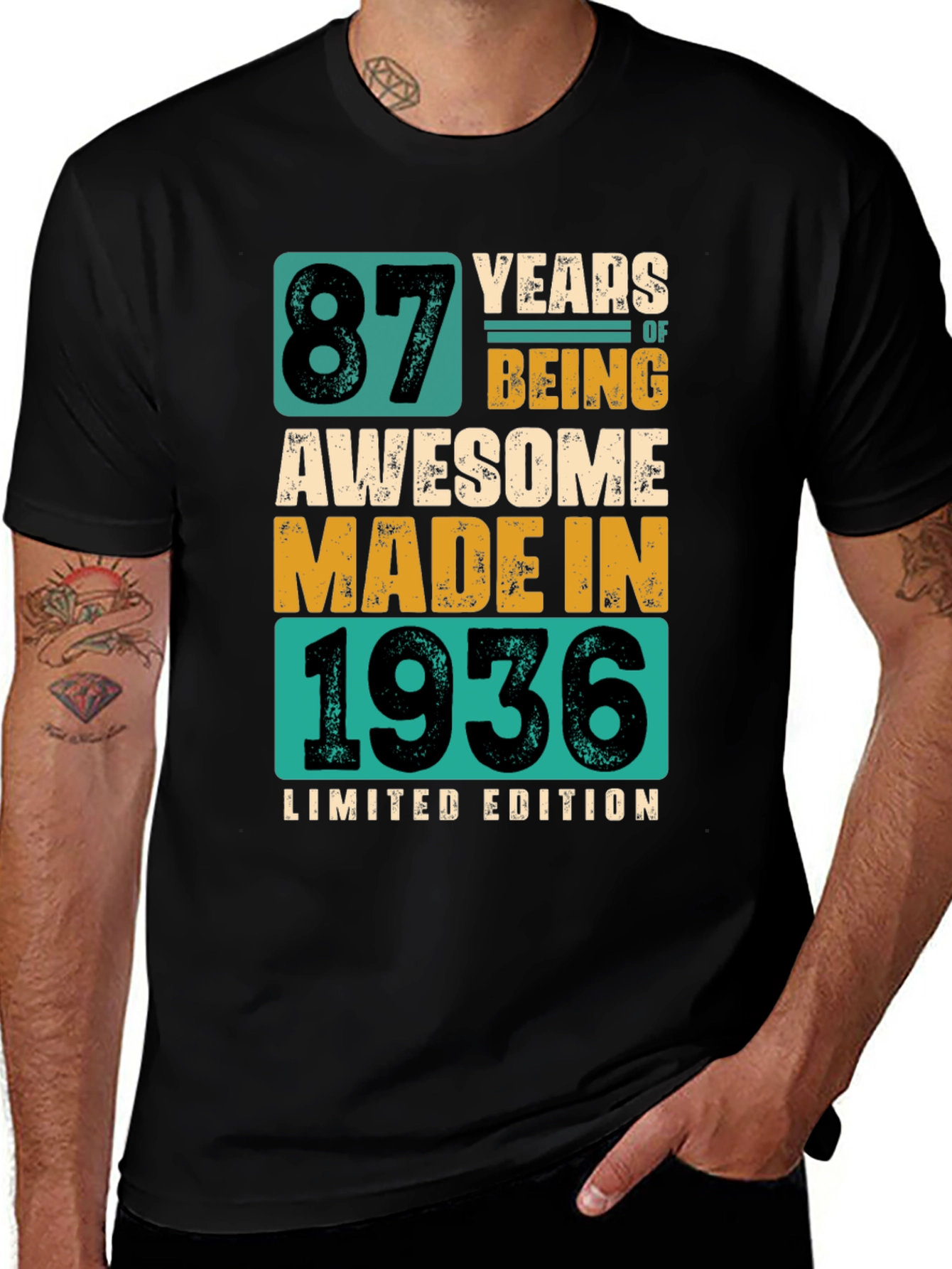 87th Birthday 1936 Limited Edition T-Shirt