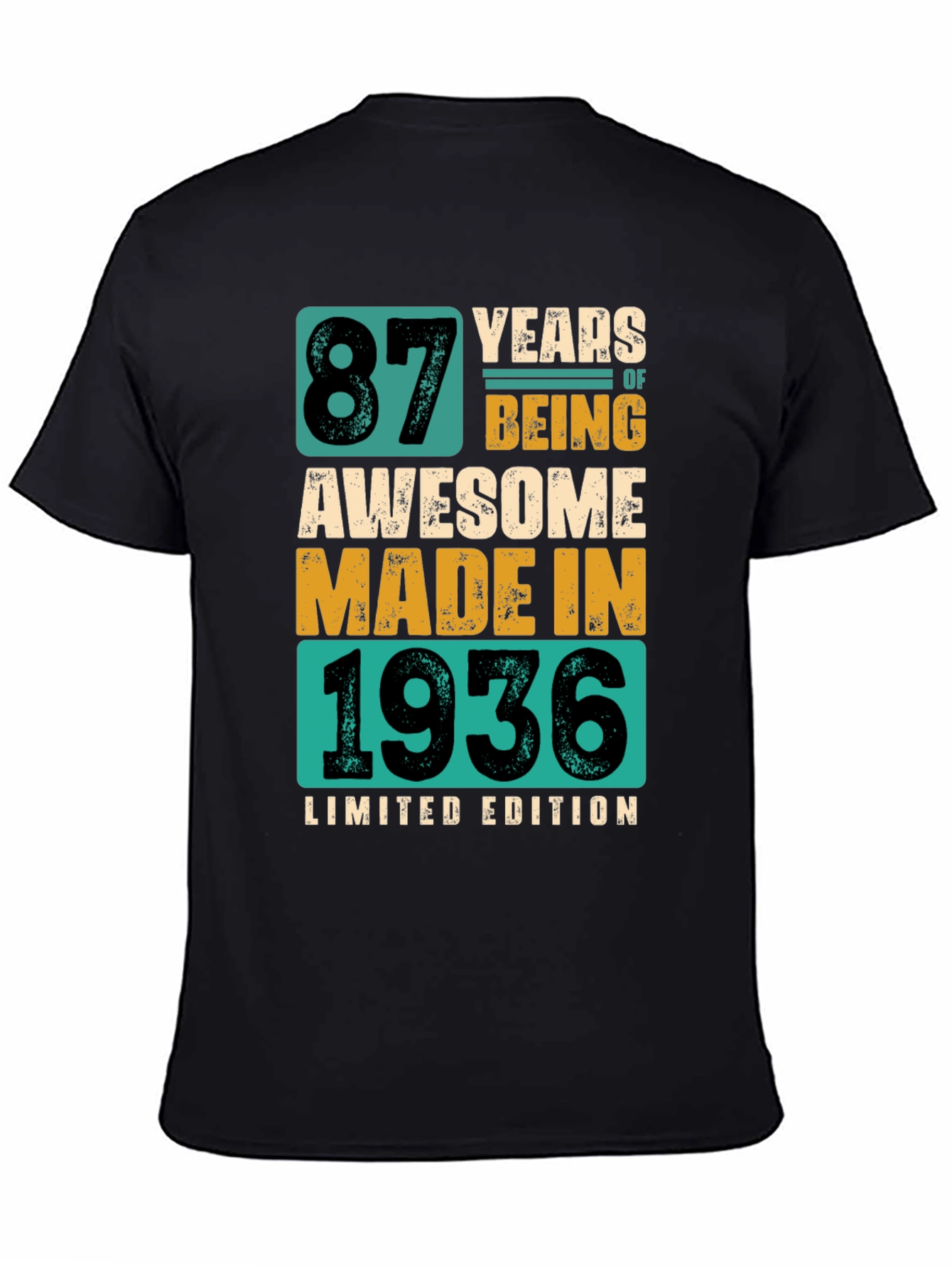 87th Birthday 1936 Limited Edition T-Shirt