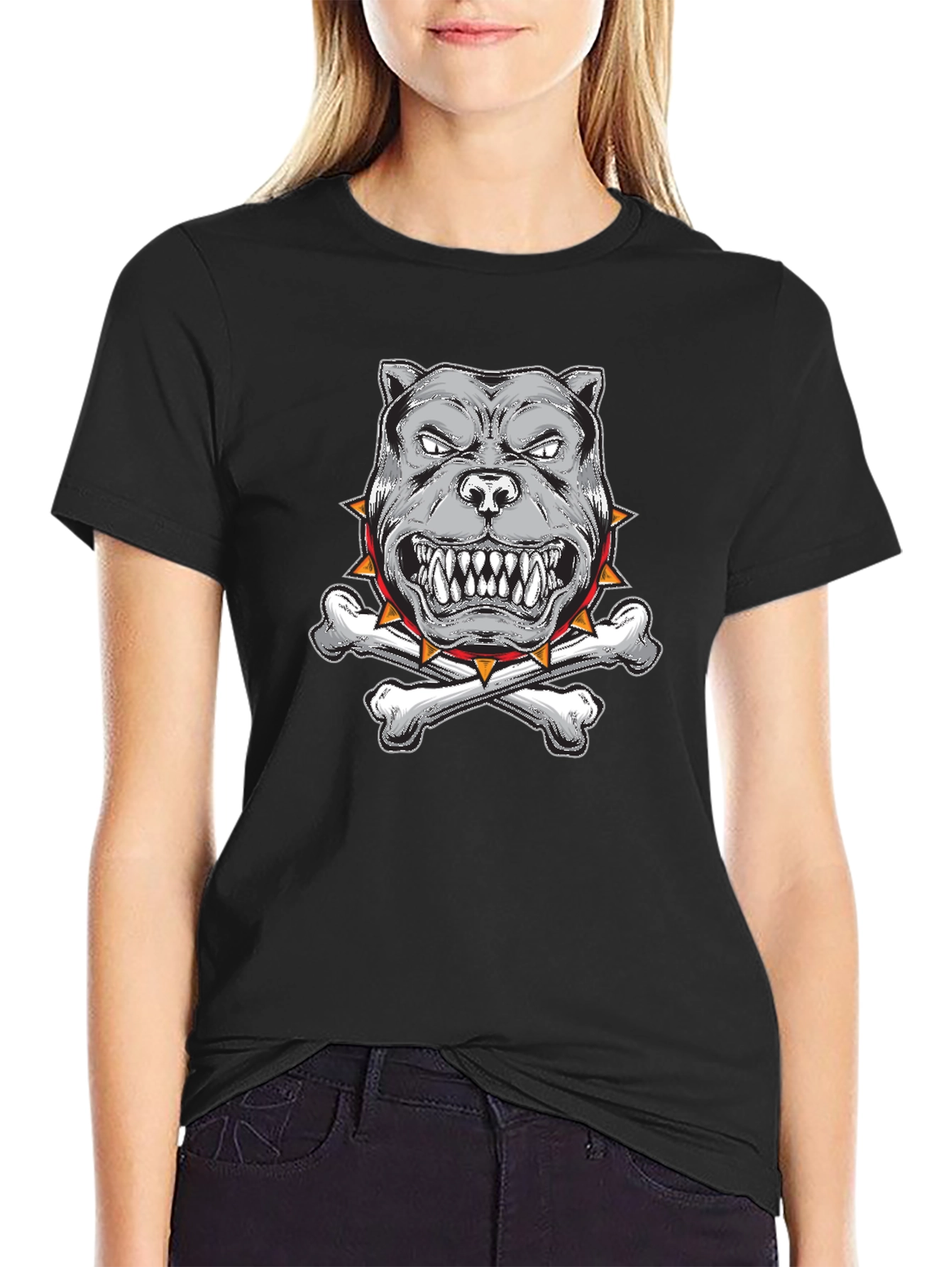 Mens Graphic Tee - Angry Dog Design