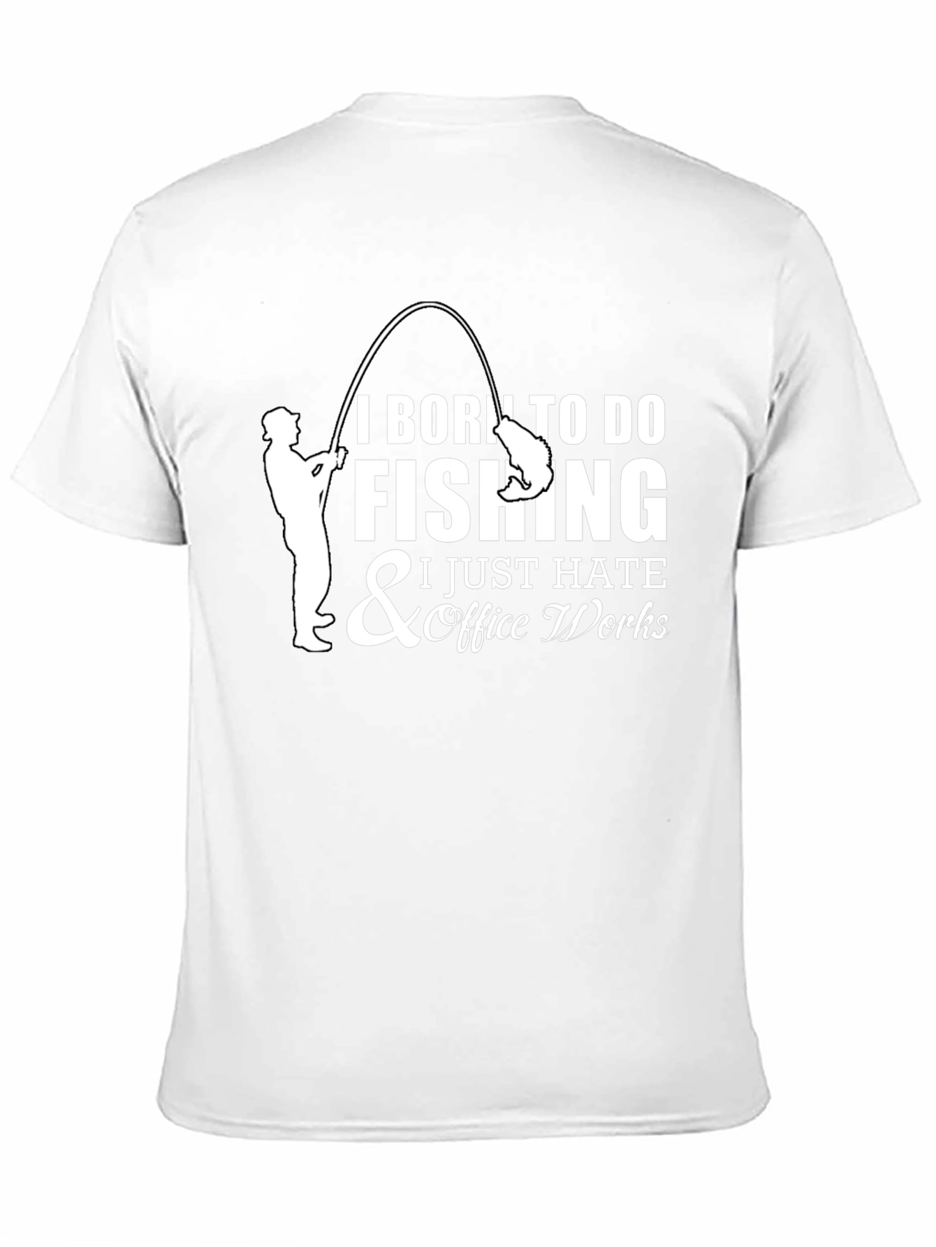 Born to Fish Graphic Tee - Black