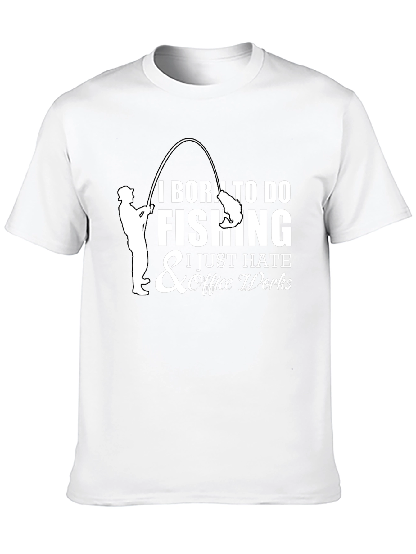 Born to Fish Graphic Tee - Black