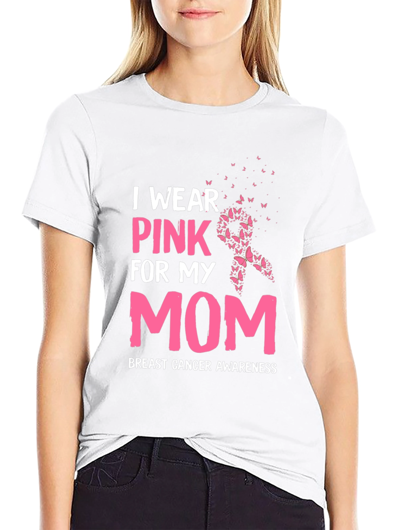 Pink Ribbon Breast Cancer Awareness T-Shirt