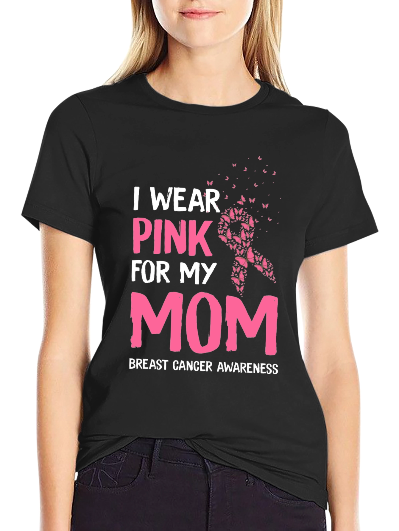 Pink Ribbon Breast Cancer Awareness T-Shirt