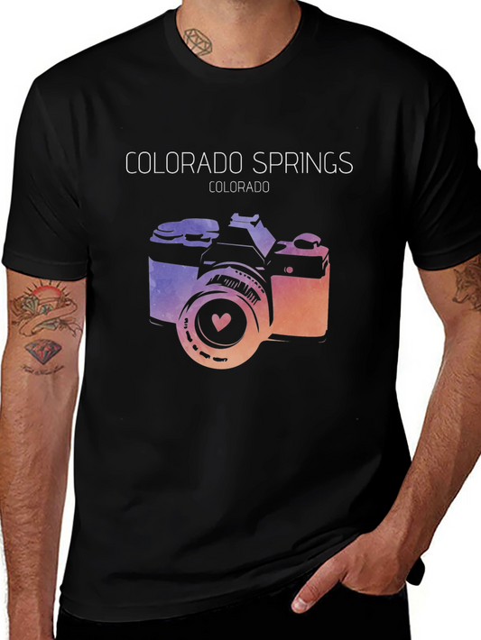 Colorado Springs Camera Graphic T-Shirt