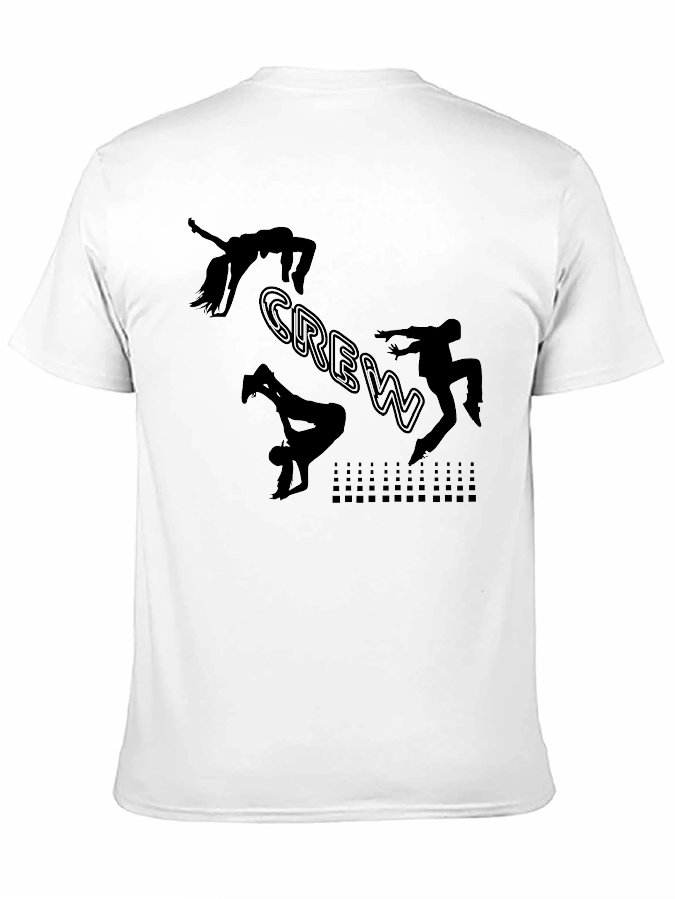 Black Crew Dance Silhouette T-Shirt