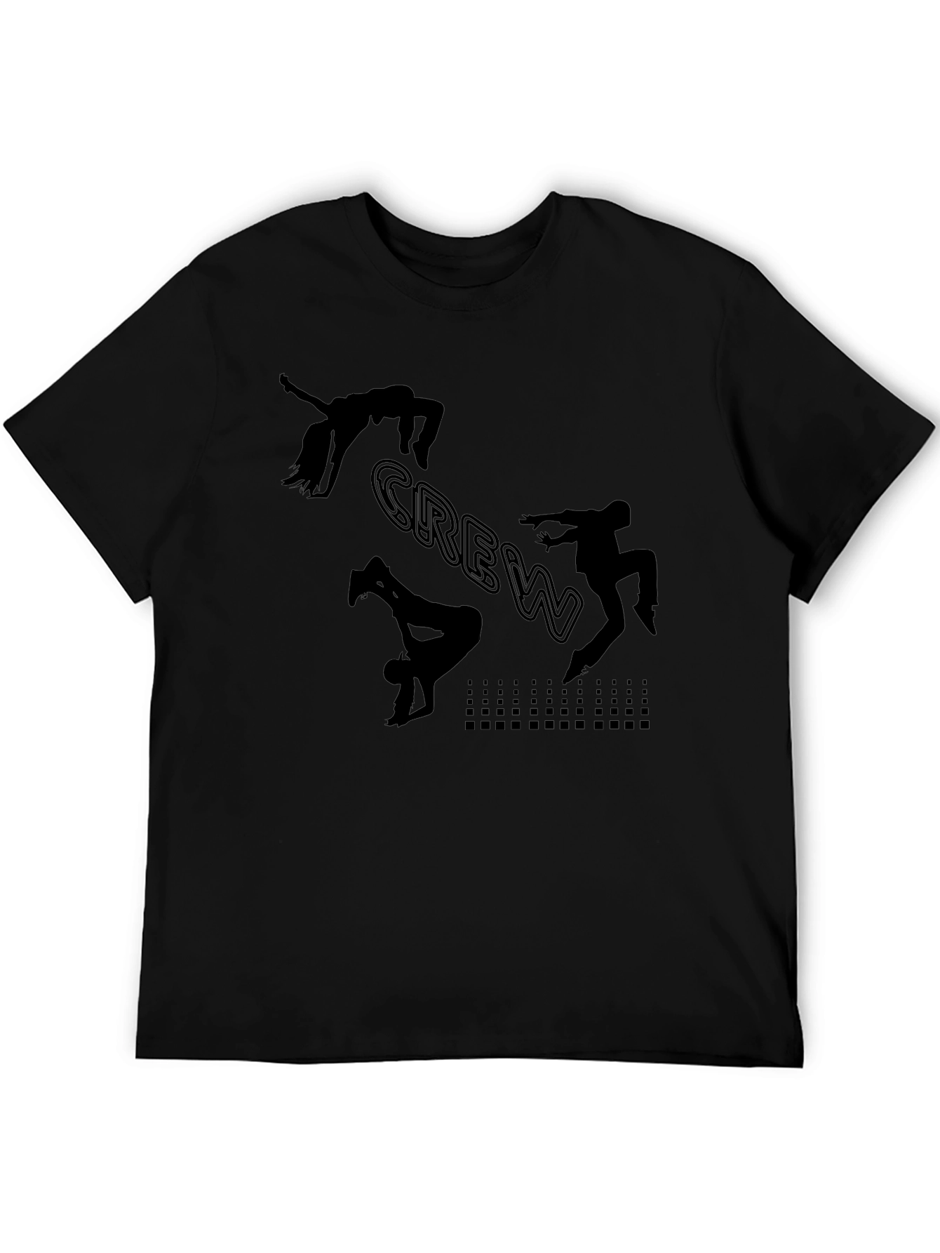 Black Crew Dance Silhouette T-Shirt