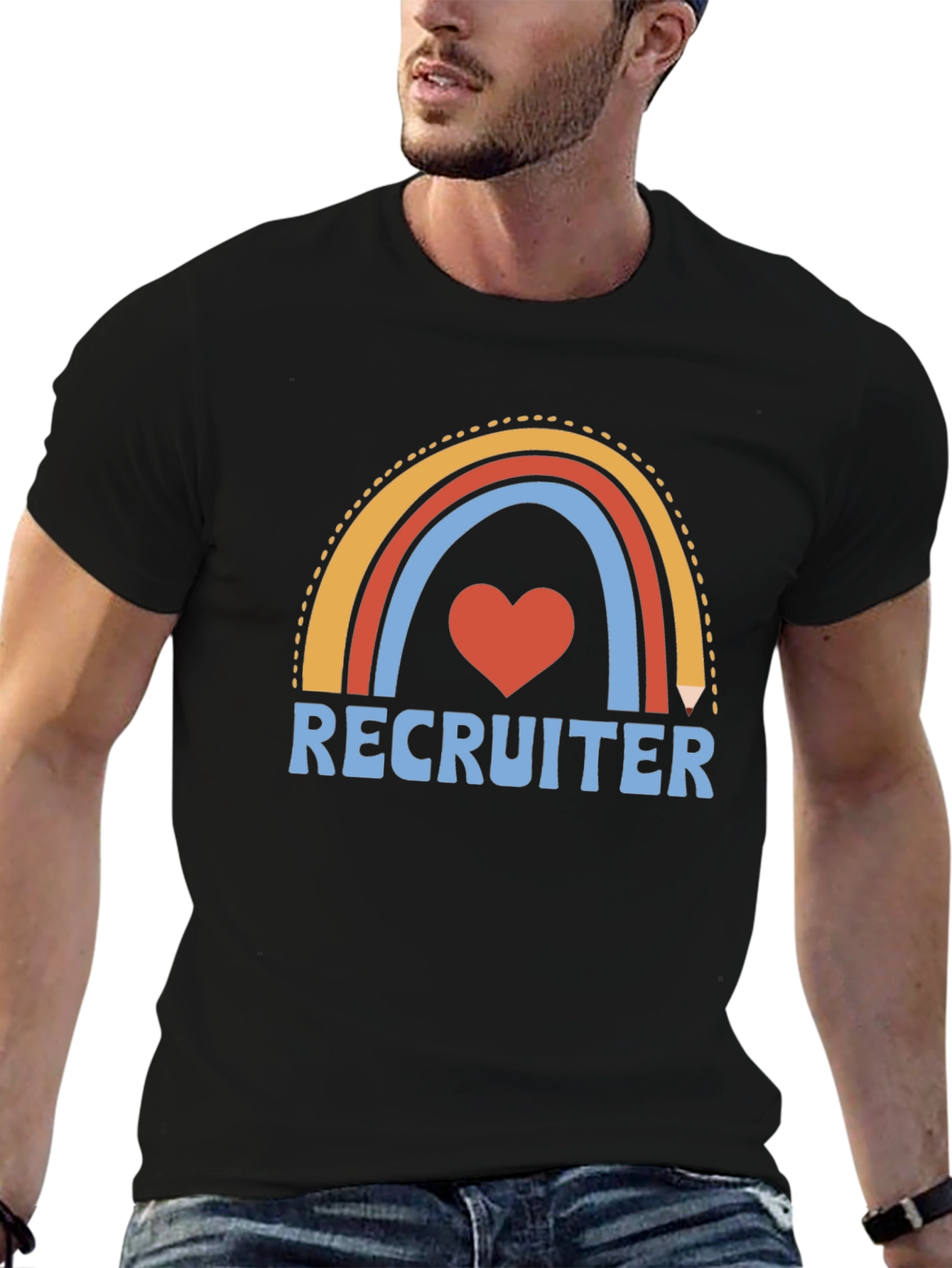 Recruiter Rainbow Heart T-Shirt