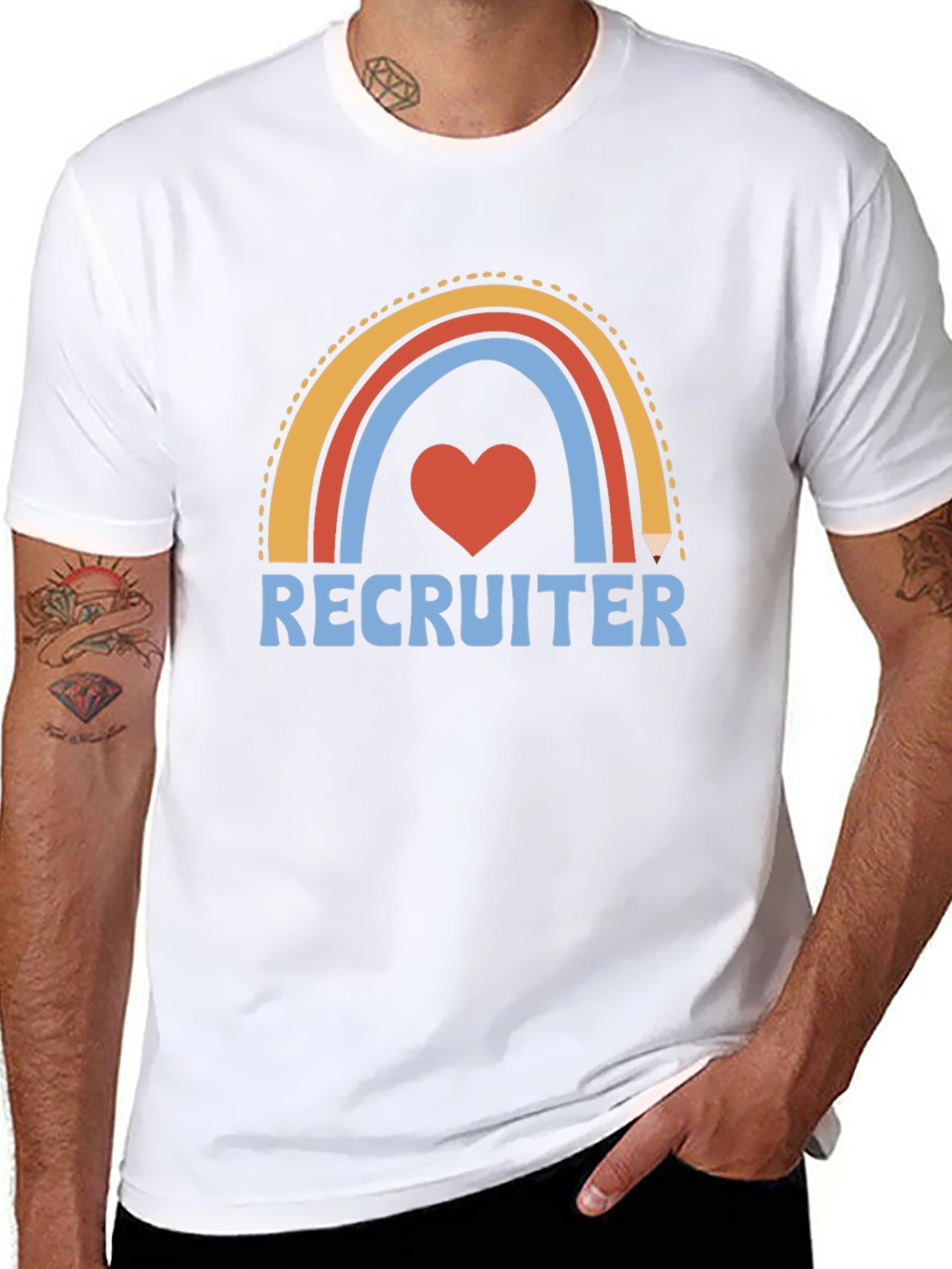 Recruiter Rainbow Heart T-Shirt
