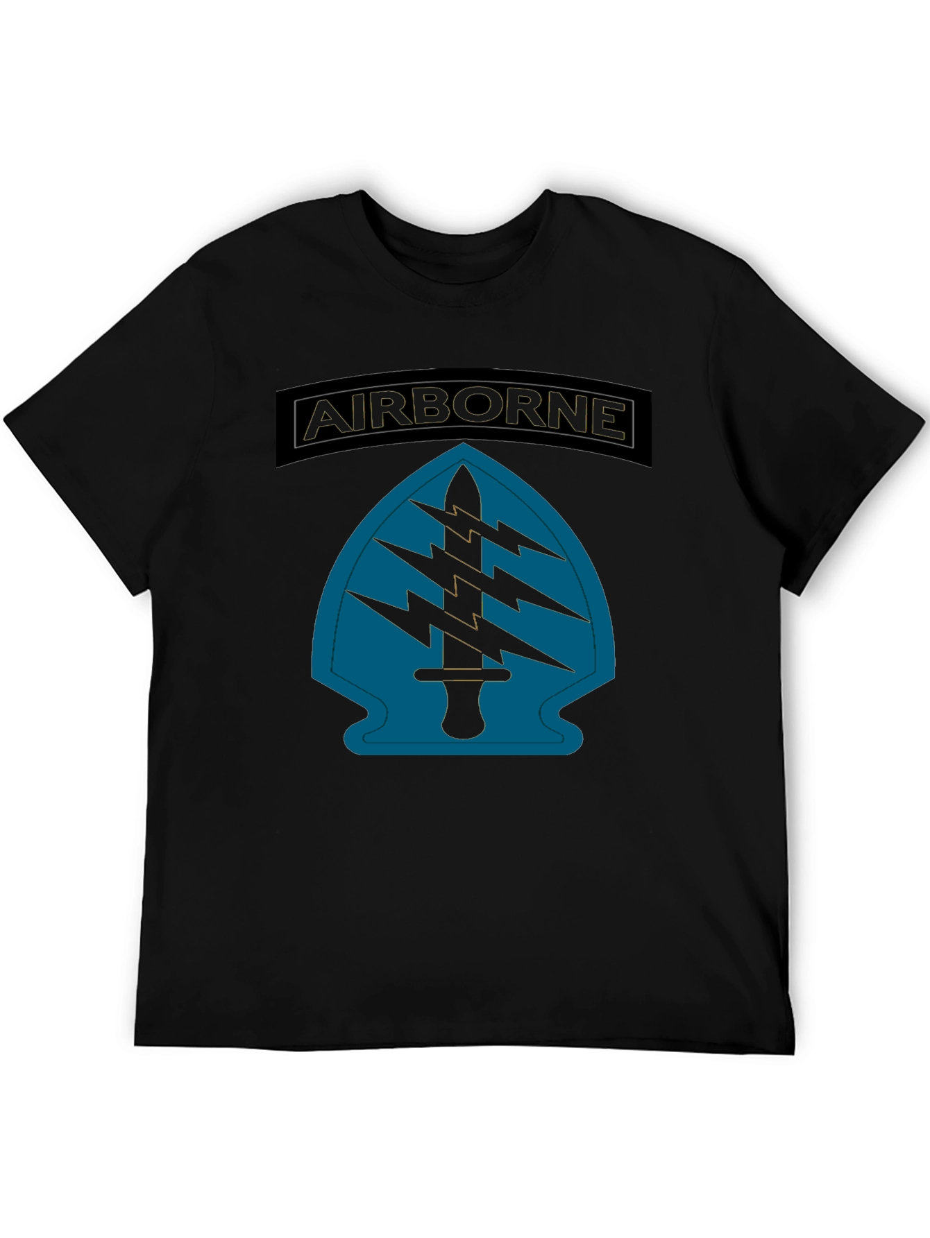 Airborne Special Forces T-Shirt - Black