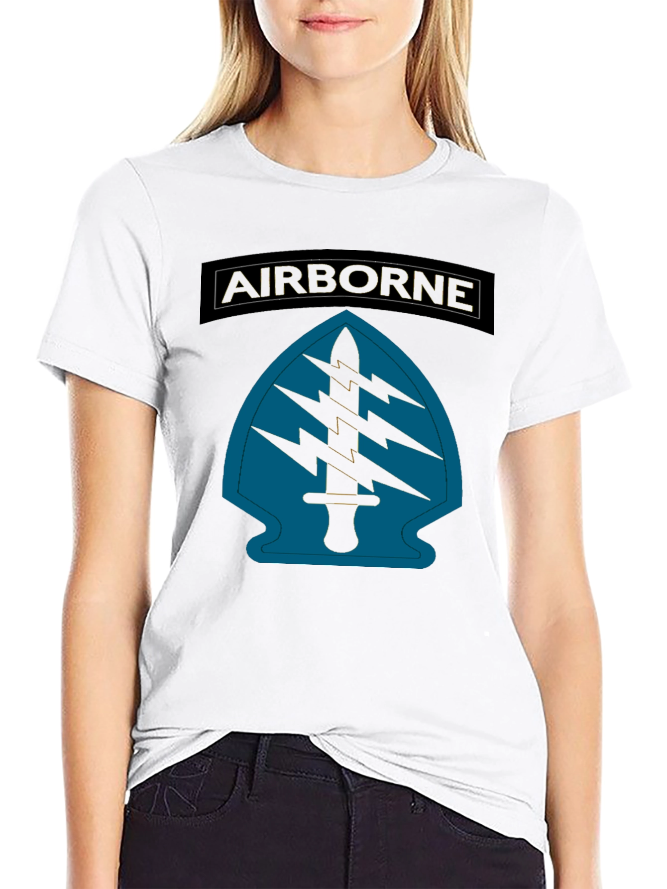 Airborne Special Forces T-Shirt - Black