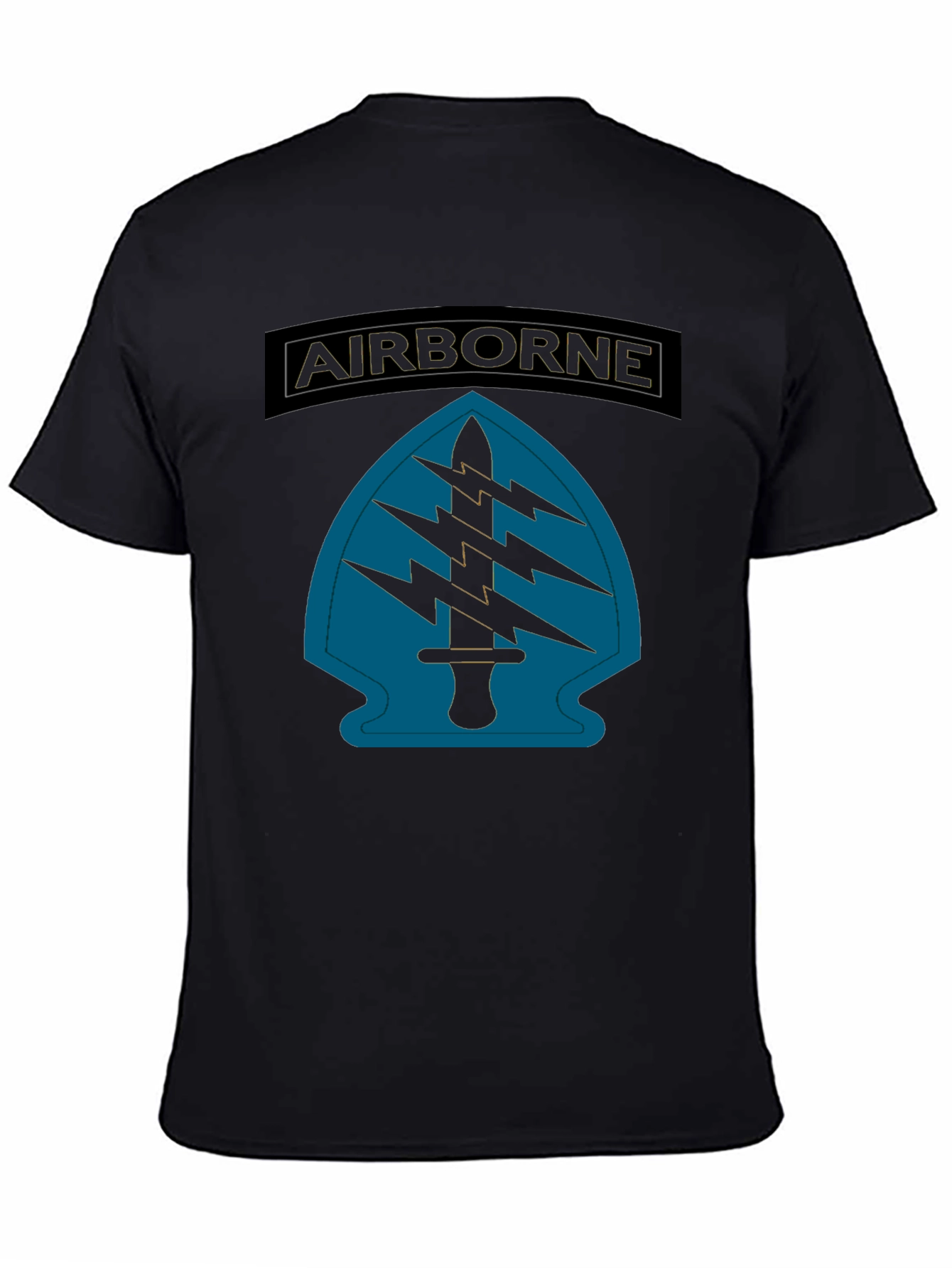 Airborne Special Forces T-Shirt - Black