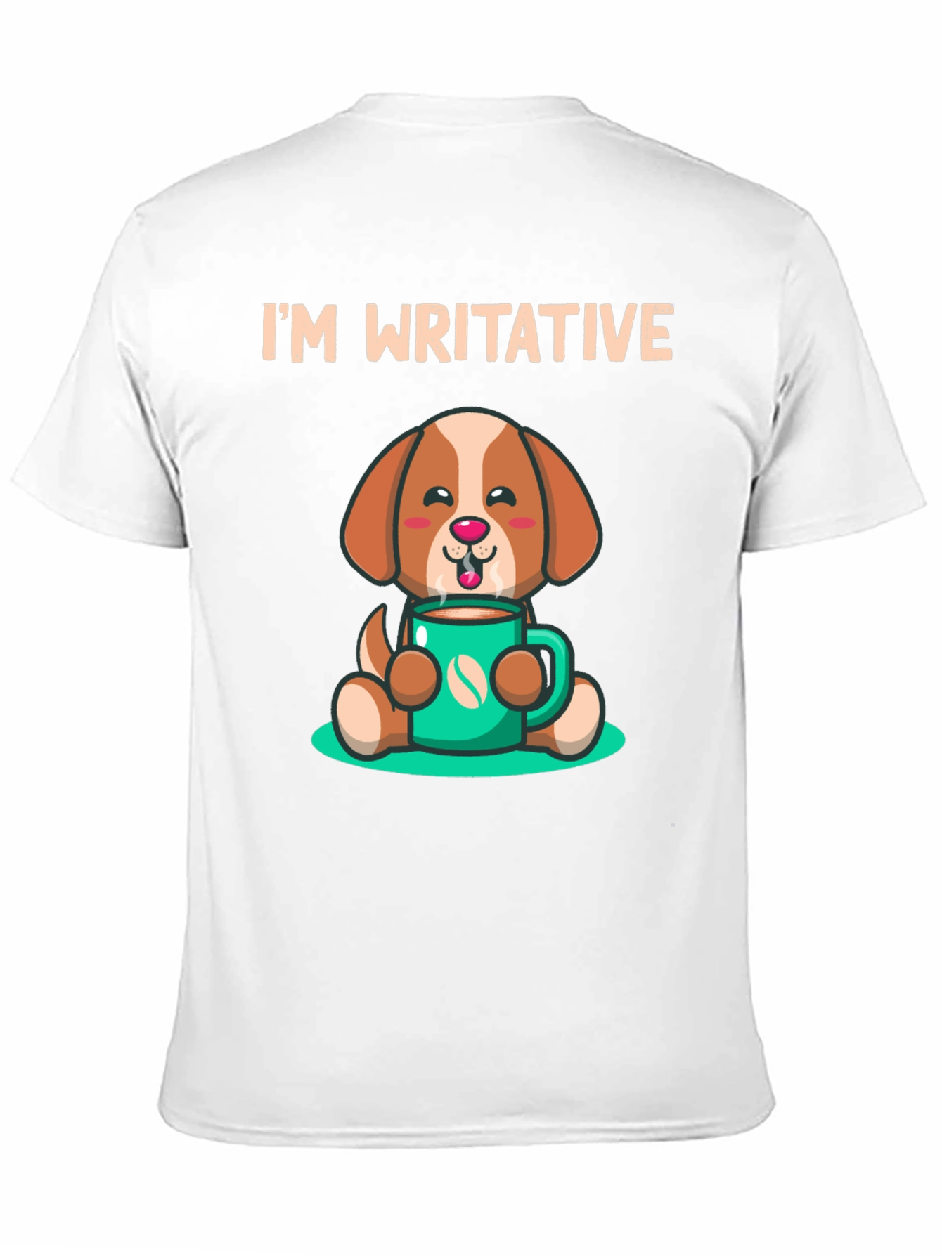 Im Writative Coffee Dog T-Shirt