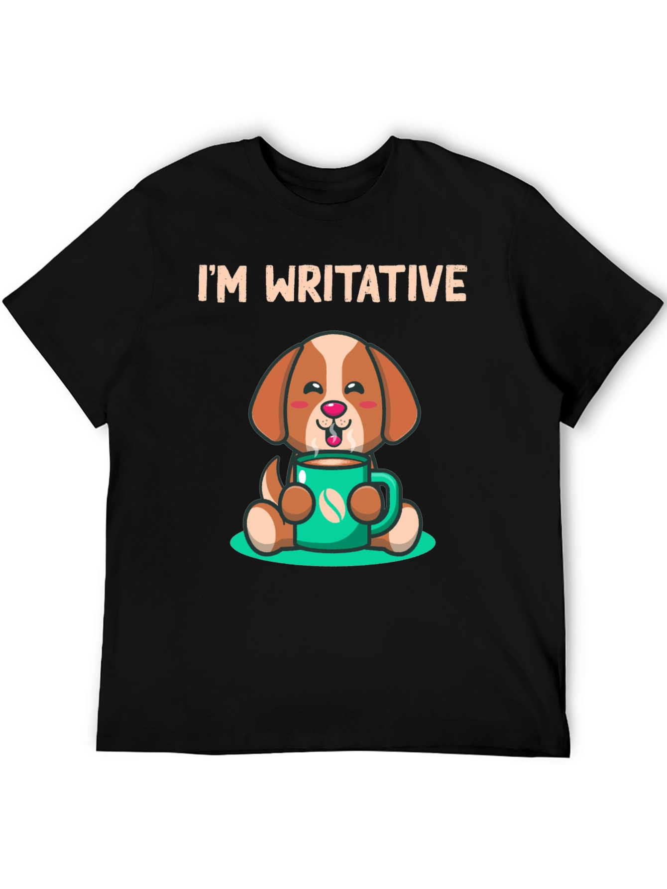 Im Writative Coffee Dog T-Shirt
