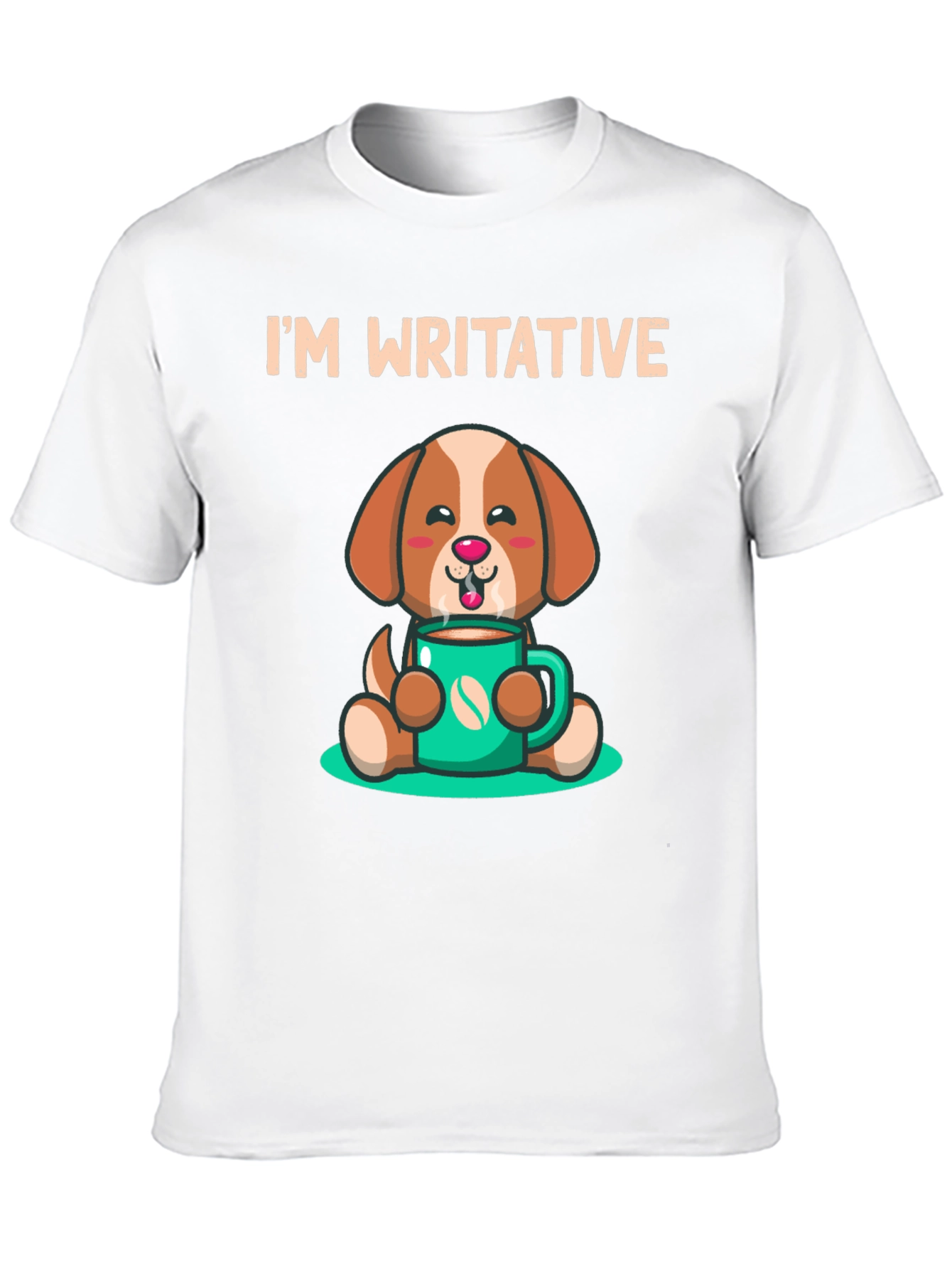 Im Writative Coffee Dog T-Shirt