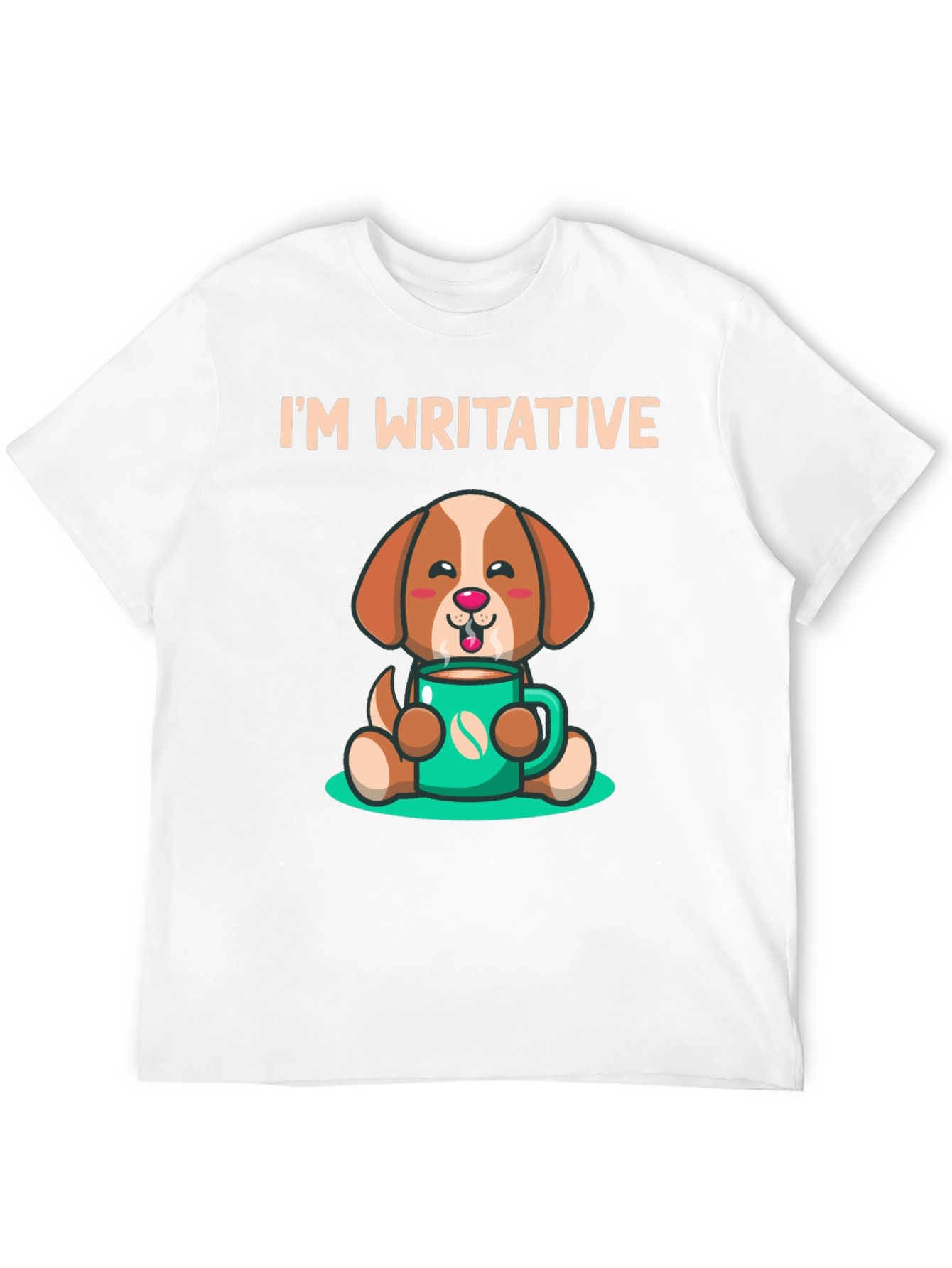 Im Writative Coffee Dog T-Shirt