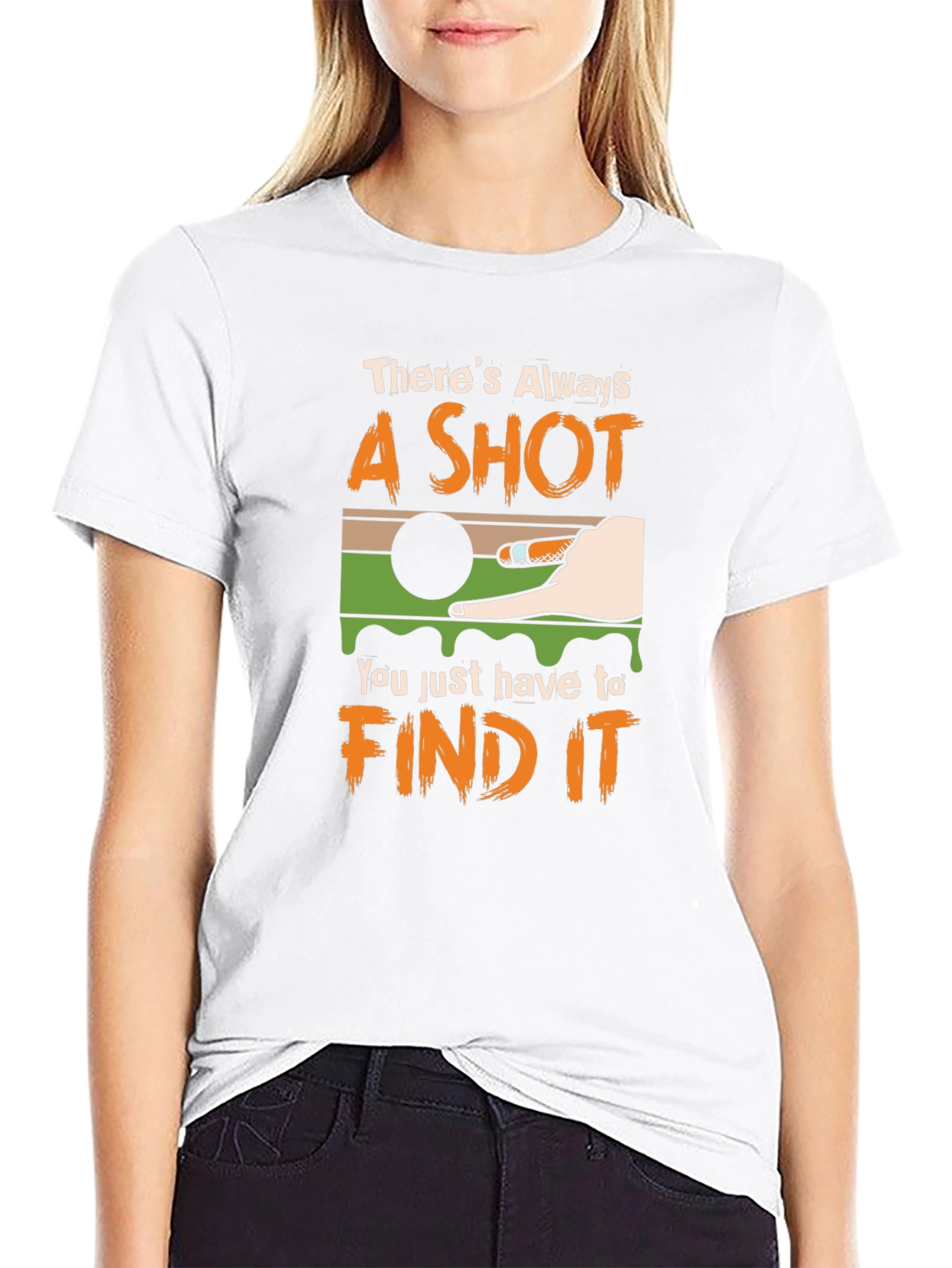 Theres Always a Shot T-Shirt - Billiards Graphic Tee