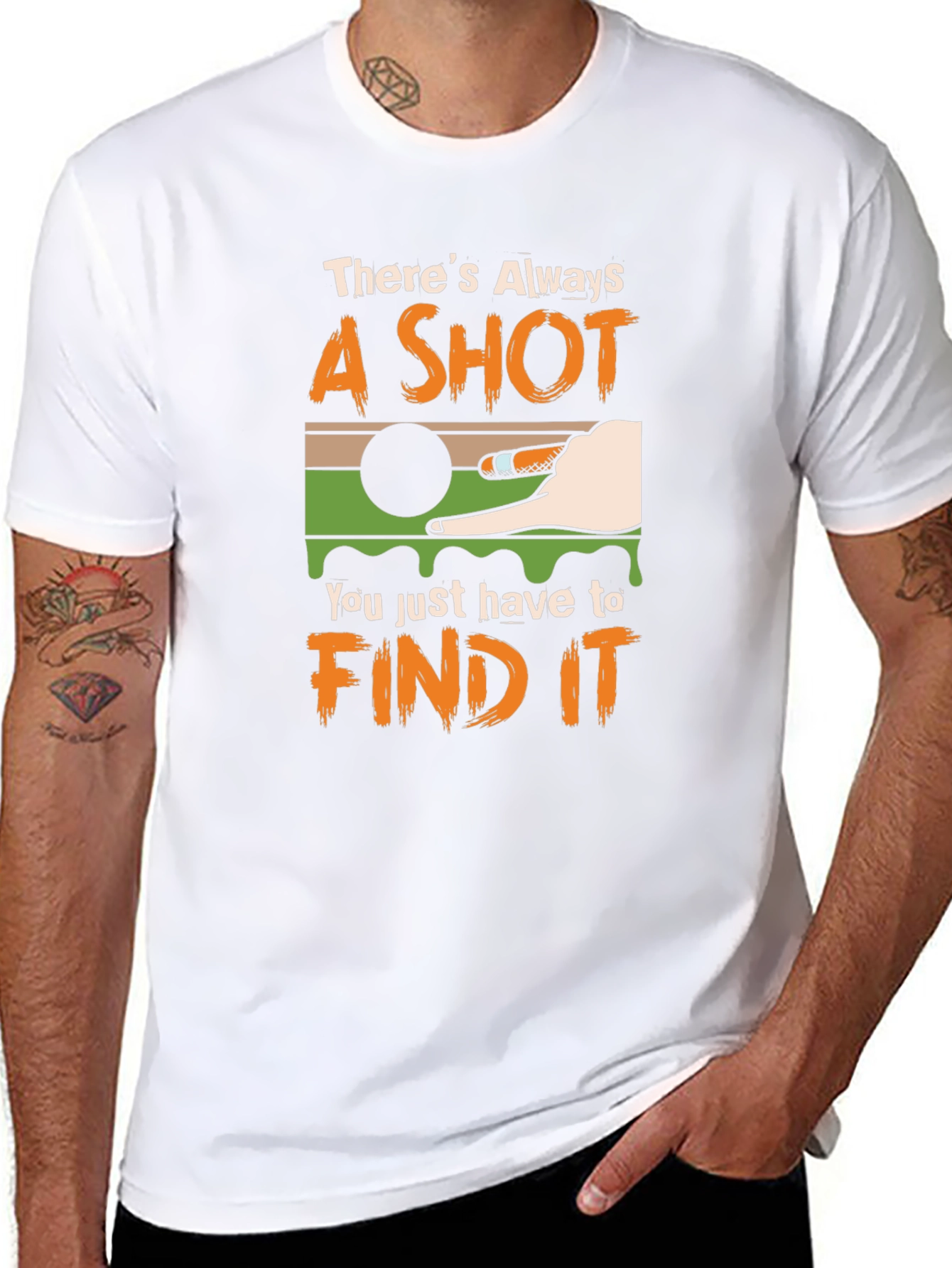 Theres Always a Shot T-Shirt - Billiards Graphic Tee