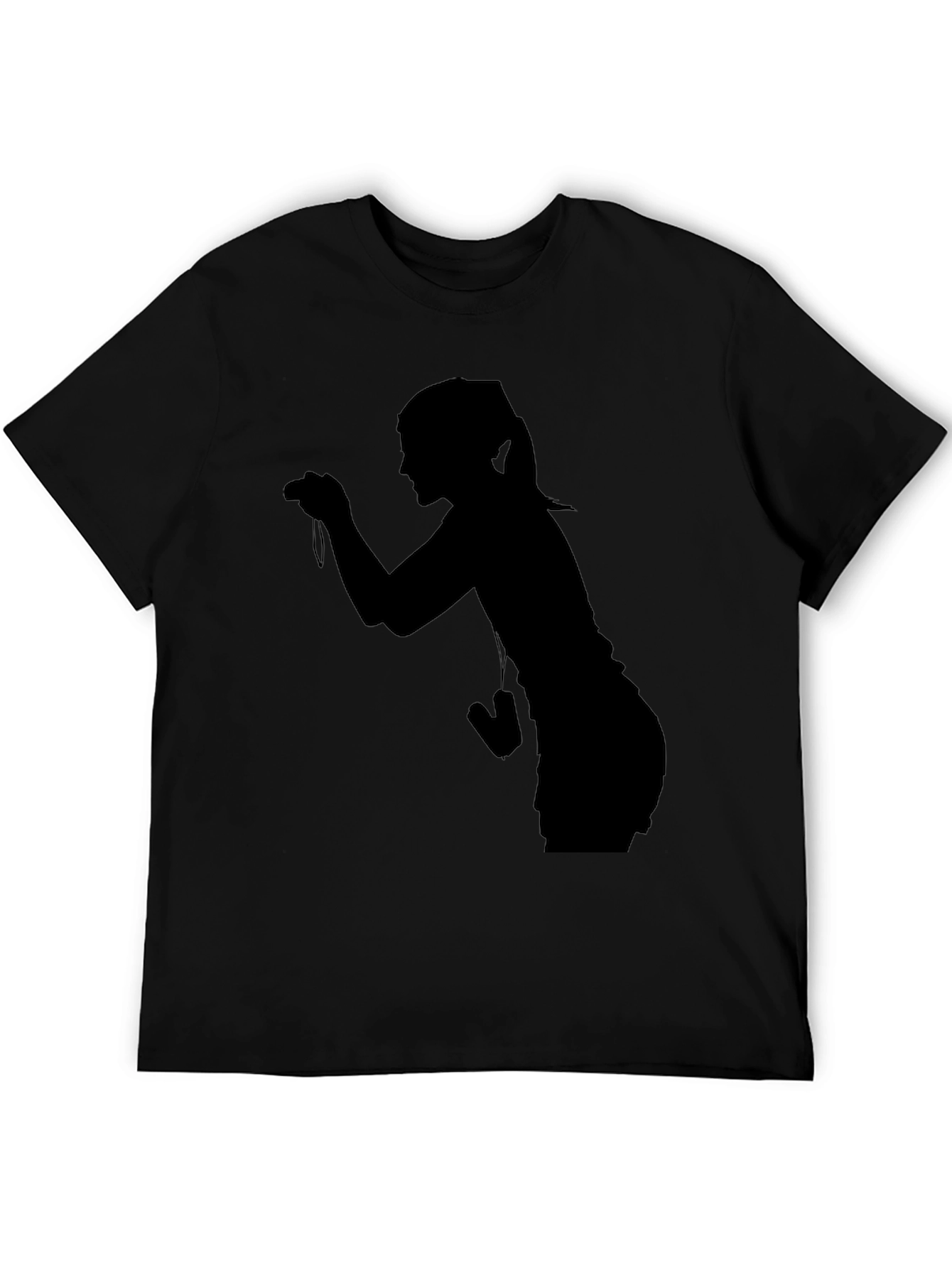 Silhouette Photographer Graphic Tee - Unisex Black T-Shirt