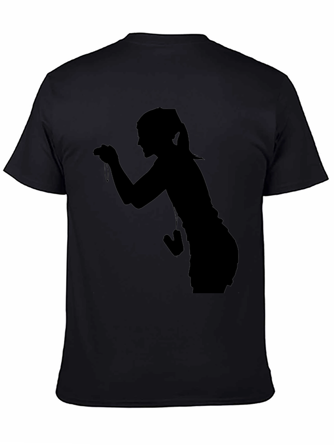 Silhouette Photographer Graphic Tee - Unisex Black T-Shirt