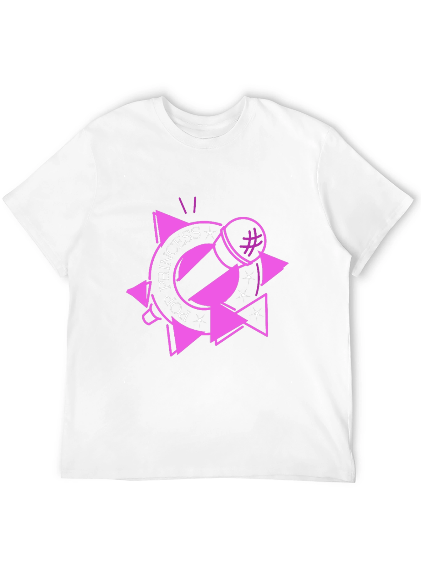 Pop Princess Black Graphic T-Shirt