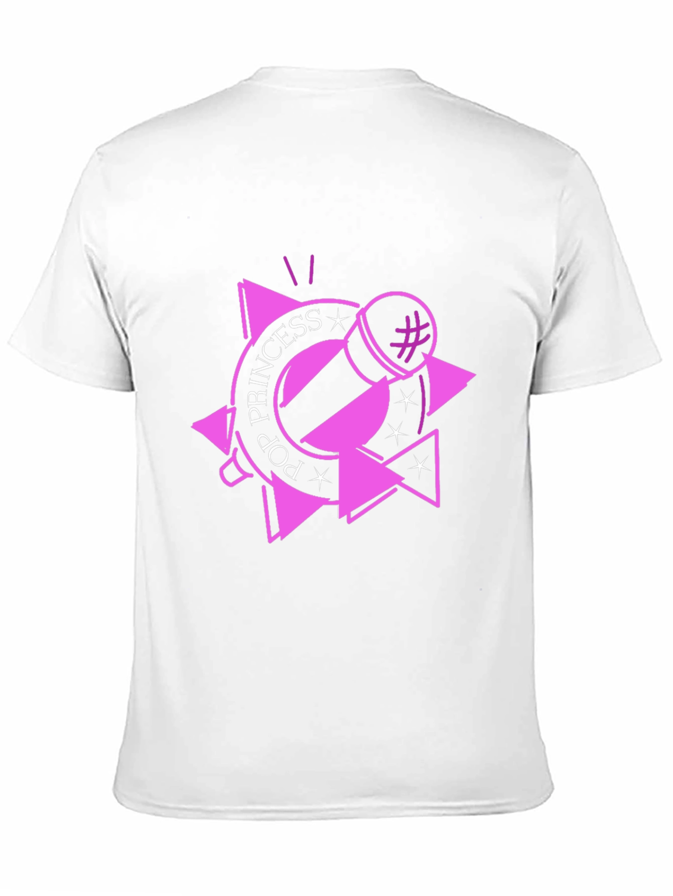 Pop Princess Black Graphic T-Shirt