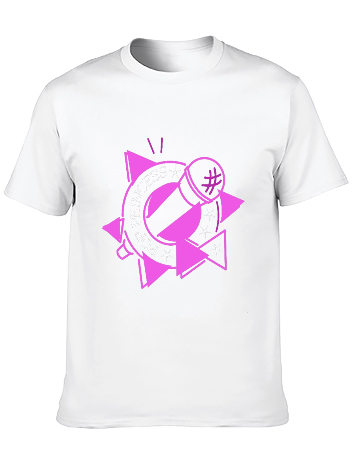 Pop Princess Black Graphic T-Shirt