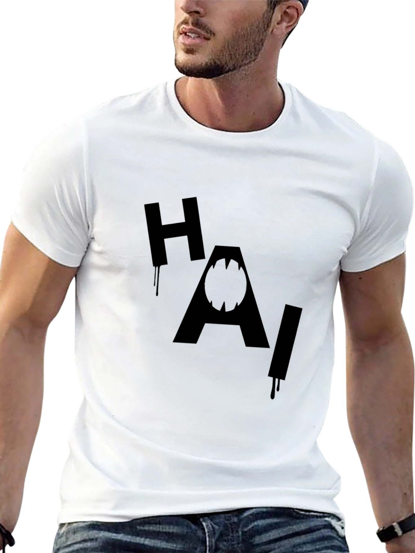 HAI Joker Inspired Black T-Shirt