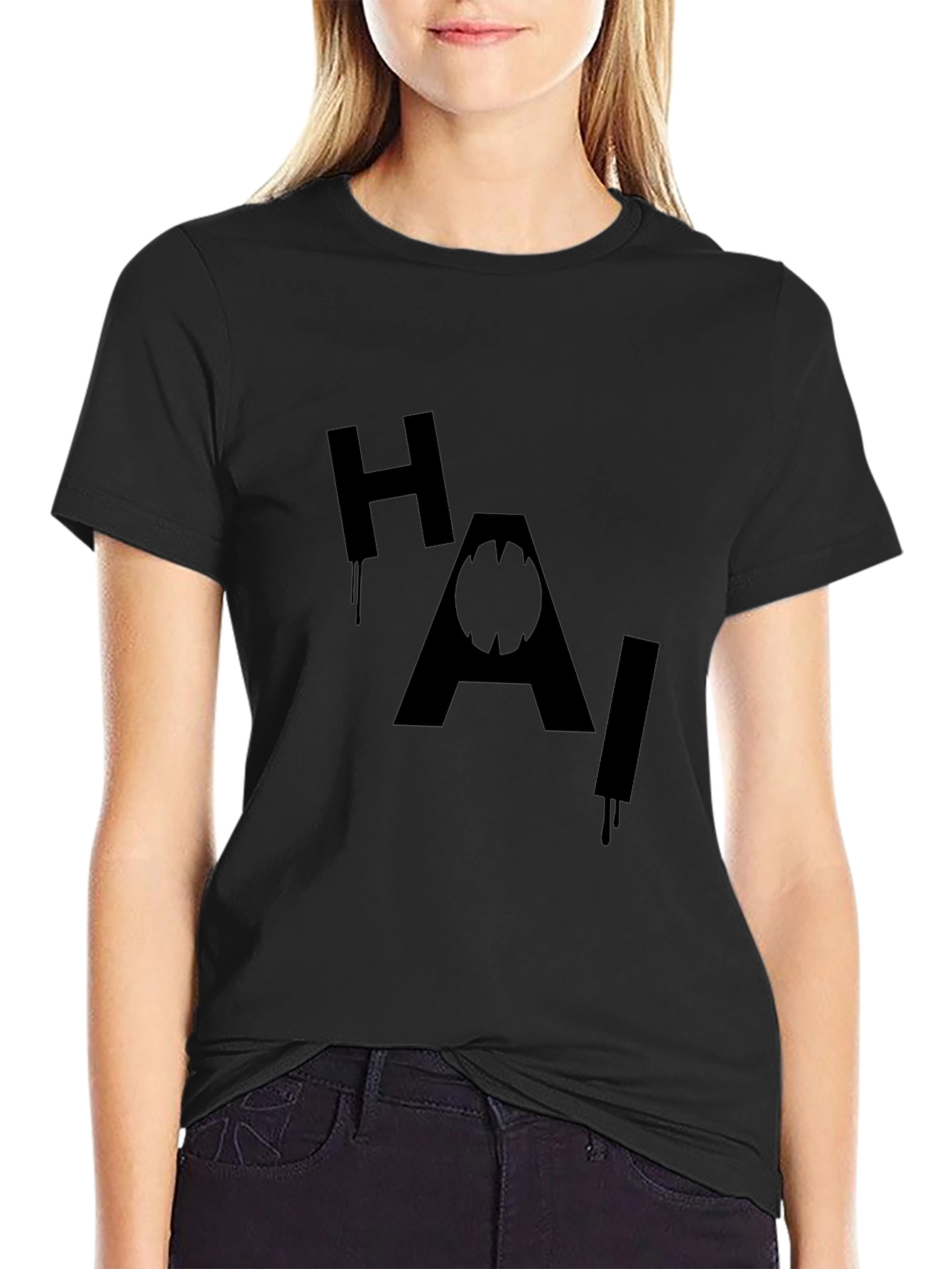 HAI Joker Inspired Black T-Shirt