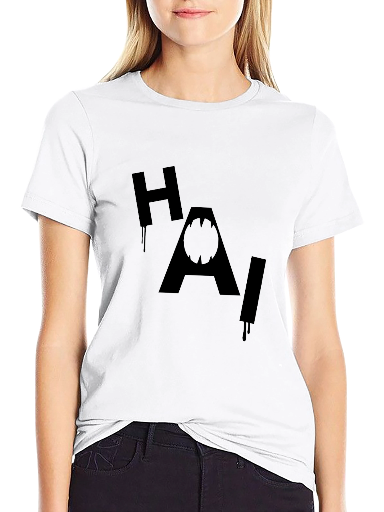 HAI Joker Inspired Black T-Shirt