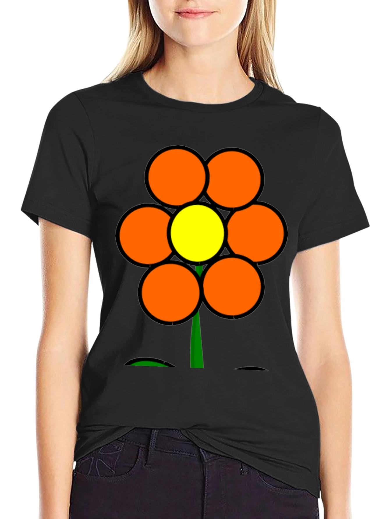 Retro Flower Power T-Shirt - Groovy 70s Style